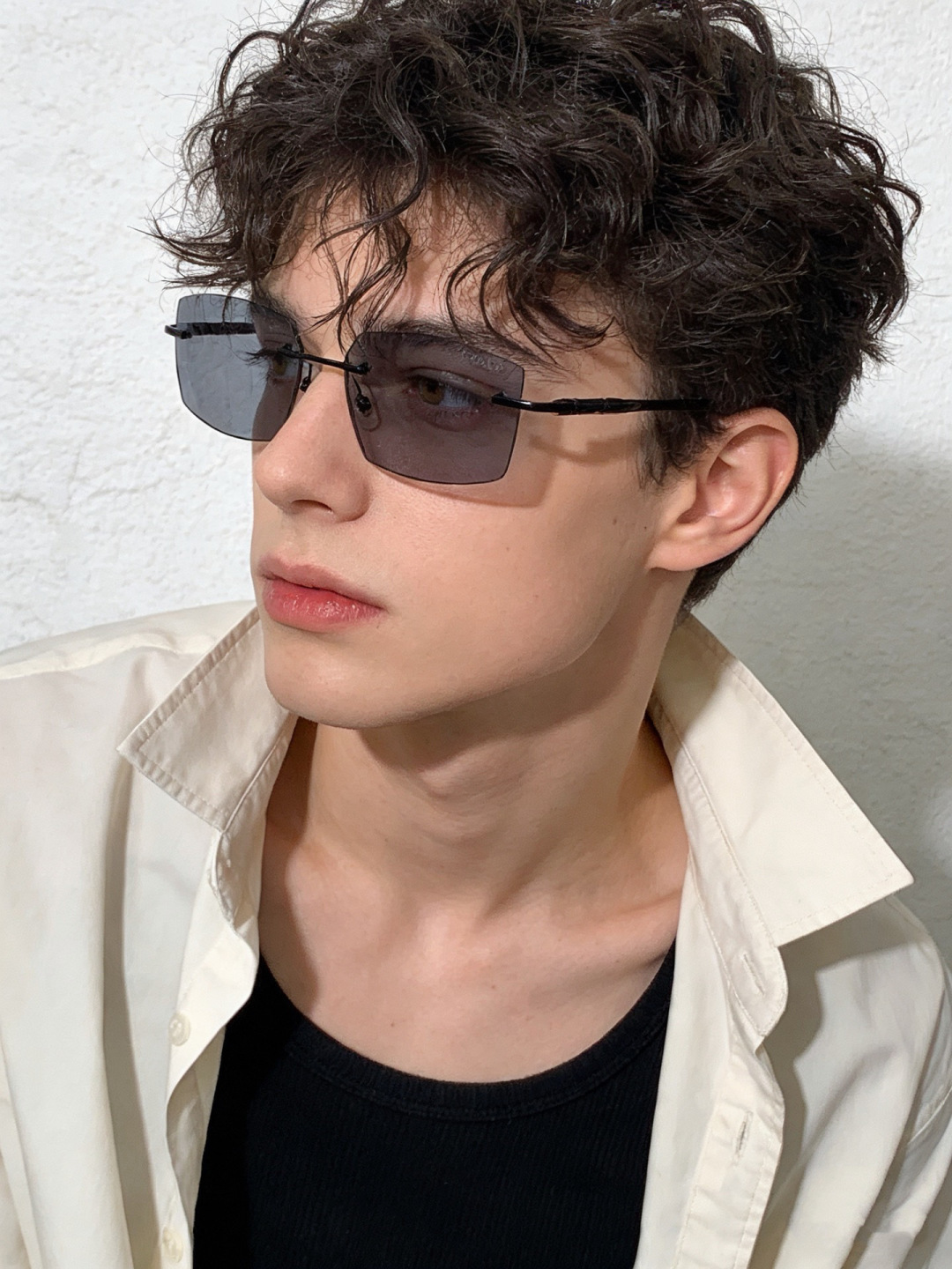 NO:865440,Prada Men's Colorful Aviator Polarized Sunglasses Material HD Nylon Thickened Card Slot HD Polarized Lenses Rimless Frame Color Model Glasses Sunglasses Sunglasses, Glasses, Prada19860909普拉达 男款炫彩飞行员偏光太阳镜 材质高清尼龙加厚卡槽高清偏光镜片 无边框镜架颜型号眼镜墨镜太阳镜,眼镜,prada,glasses