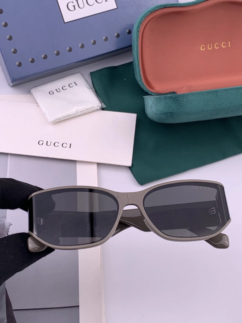 Солнцезащитные очки для женщин, квадратная форма, поляризация Gucci