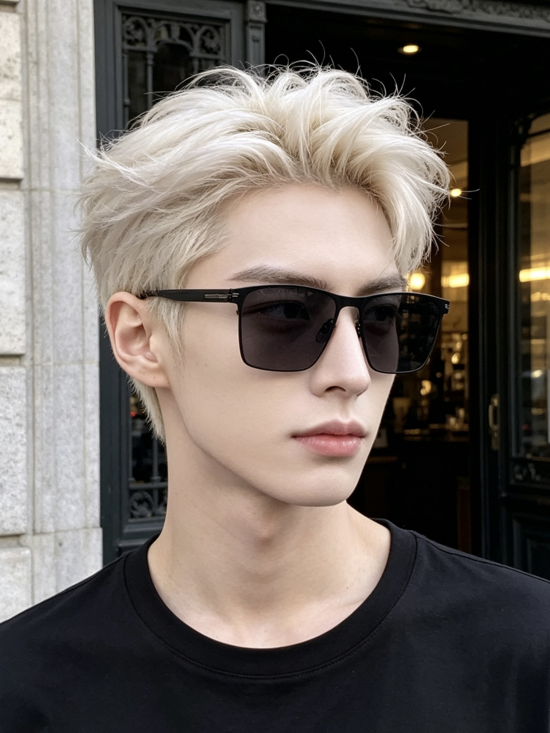 GUCCI 男款炫彩飞行员偏光太阳镜 ❤️材质：高清尼龙加厚卡槽高清偏光镜片 🌹无边框镜架💕颜👍型号：G