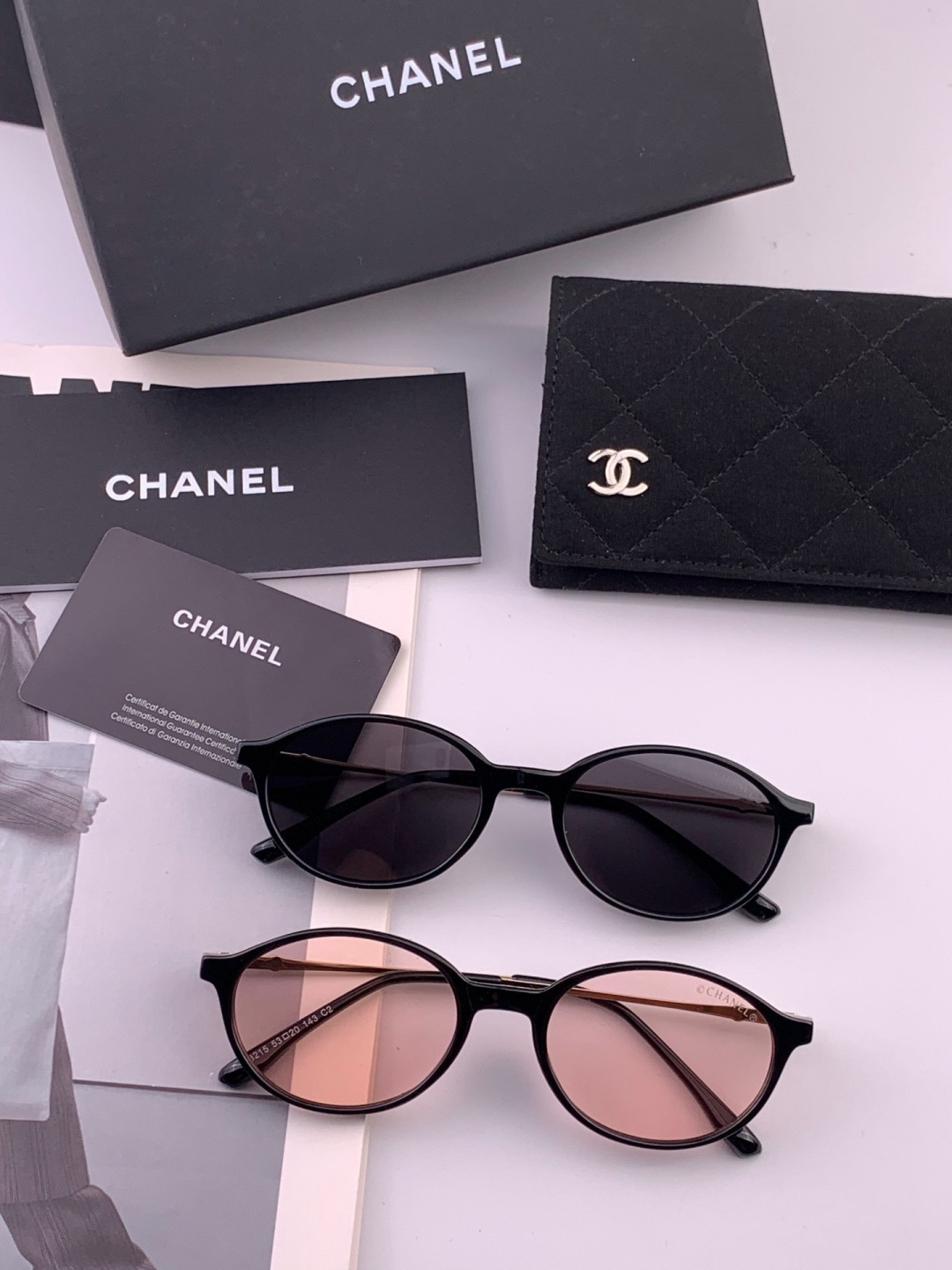 【CHANEL】香奈儿 新款潮流爆款 时尚太阳镜 佩戴舒适 网红潮款墨镜  女士高清加厚偏光太阳镜🕶️ 