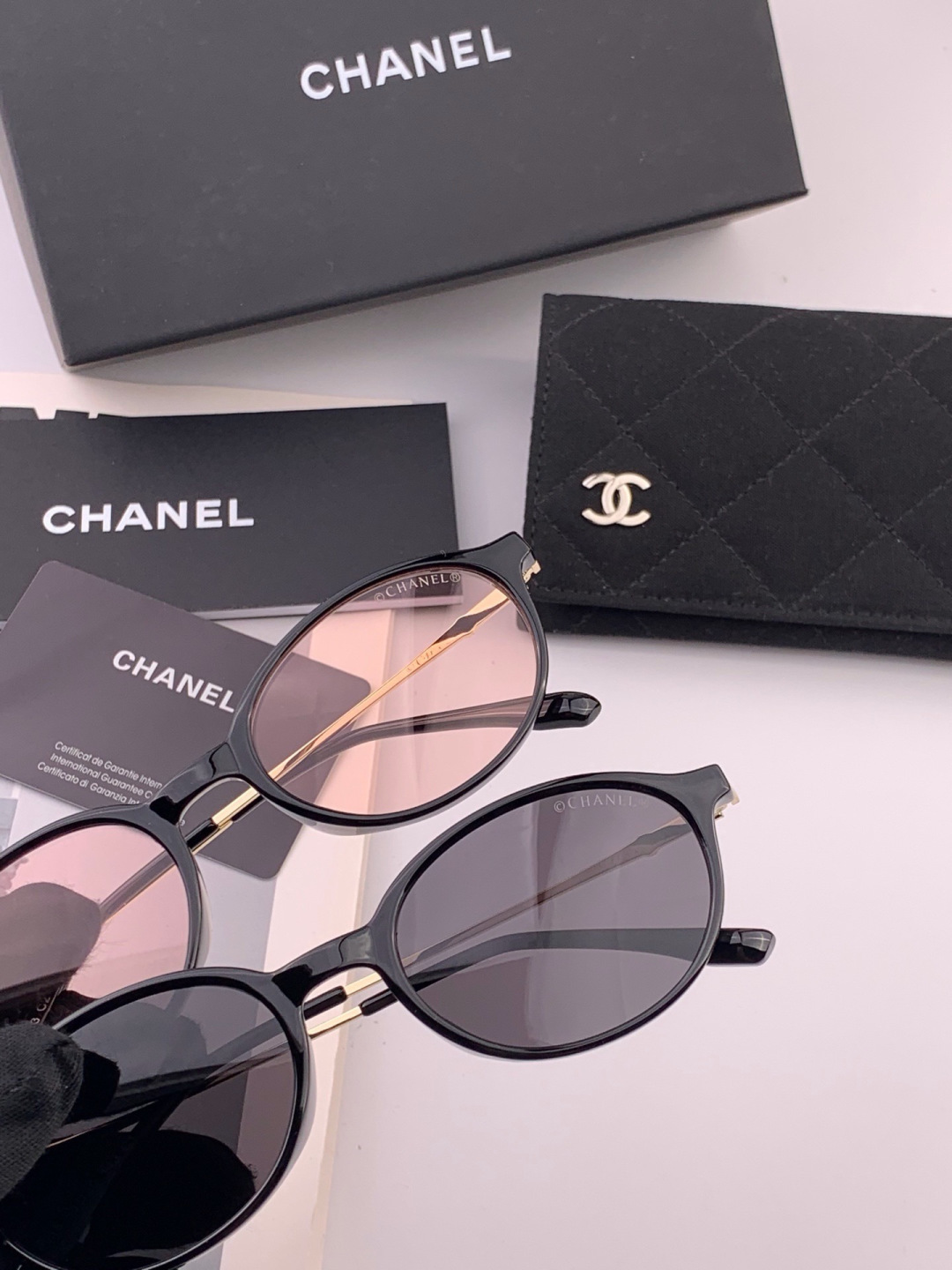 【CHANEL】香奈儿 新款潮流爆款 时尚太阳镜 佩戴舒适 网红潮款墨镜  女士高清加厚偏光太阳镜🕶️ 