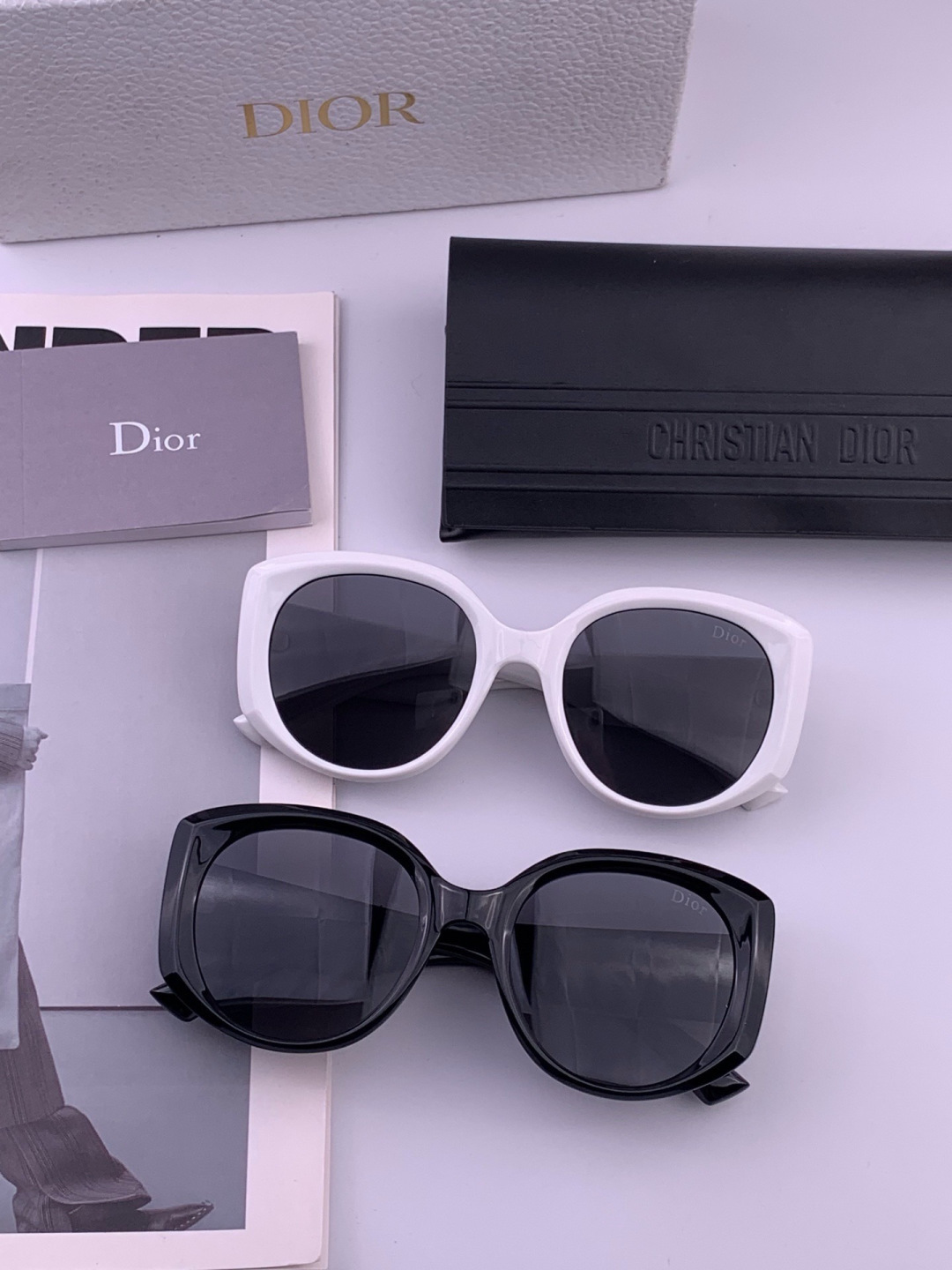 【DIOR】新款潮流爆款 时尚方框太阳镜 佩戴舒适 网红潮款墨镜  女士高清加厚偏光太阳镜🕶️ 🎉高品质