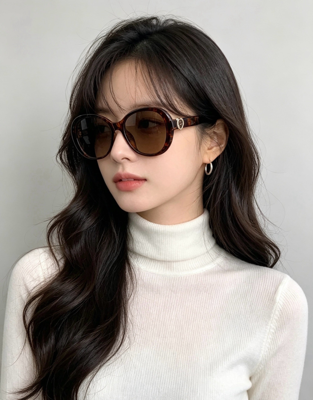 🔺CHANEL🔻官方早春新款，众多明星同款[色]香奈儿‼️‼️新款珍珠大框偏光墨镜 ，🌈🌈宝丽来超清偏光