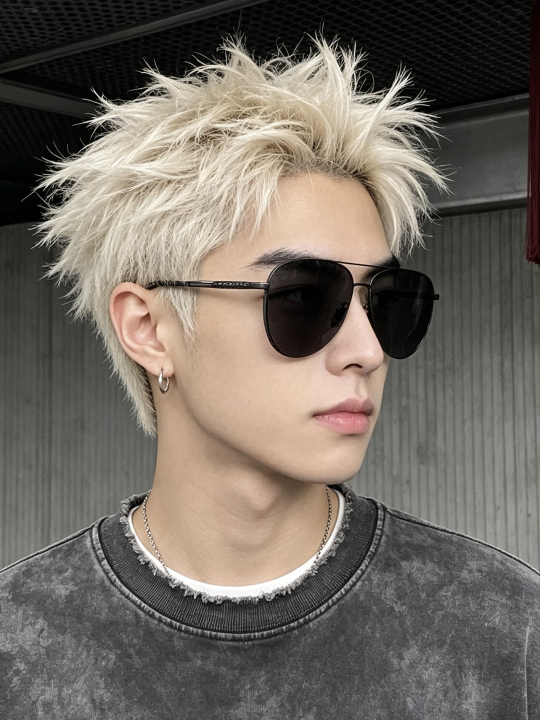 GUCCI 男款炫彩飞行员偏光太阳镜 ❤️材质：高清尼龙加厚卡槽高清偏光镜片 🌹无边框镜架💕颜👍型号：G