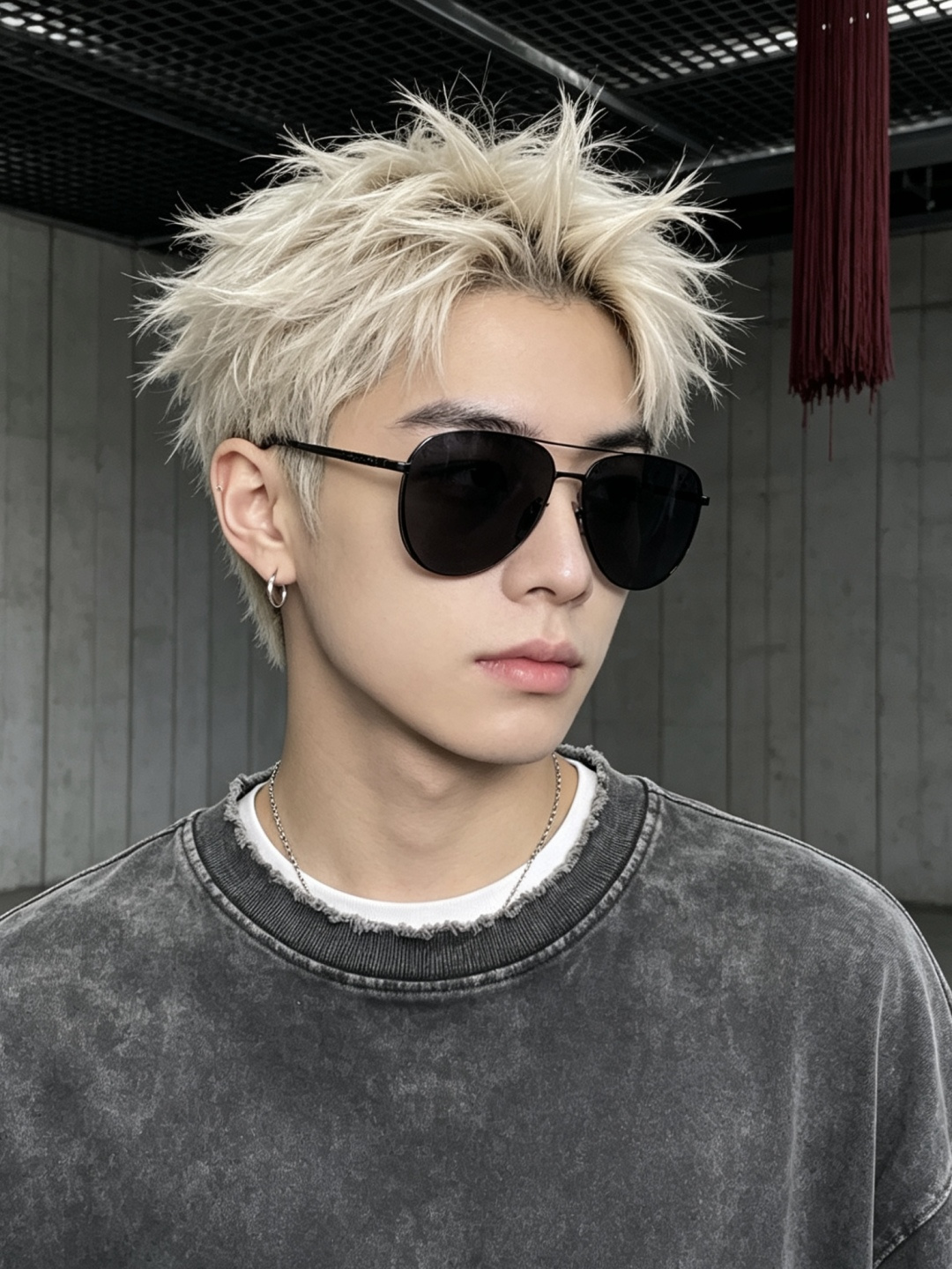 GUCCI 男款炫彩飞行员偏光太阳镜 ❤️材质：高清尼龙加厚卡槽高清偏光镜片 🌹无边框镜架💕颜👍型号：G