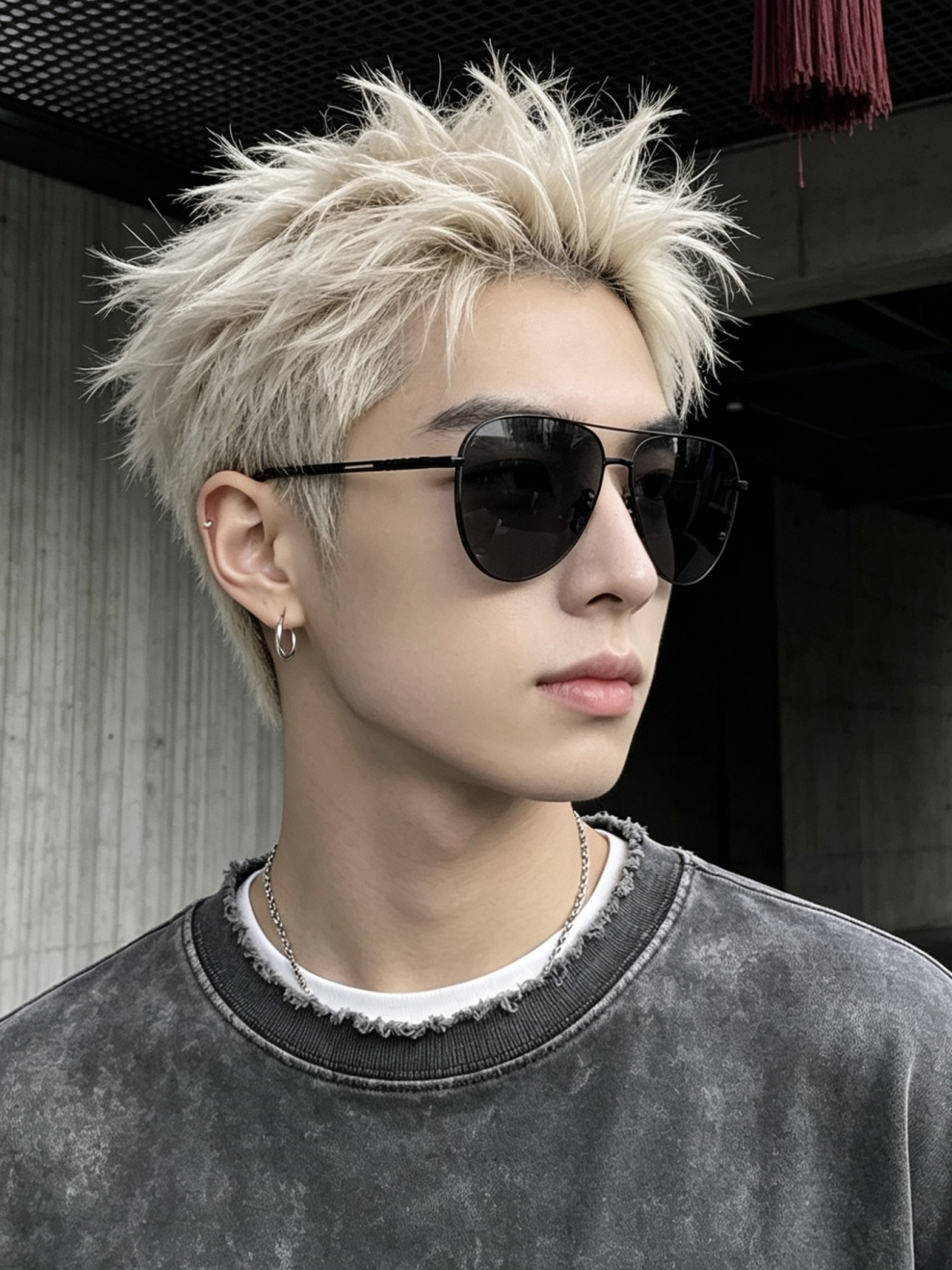 GUCCI 男款炫彩飞行员偏光太阳镜 ❤️材质：高清尼龙加厚卡槽高清偏光镜片 🌹无边框镜架💕颜👍型号：G