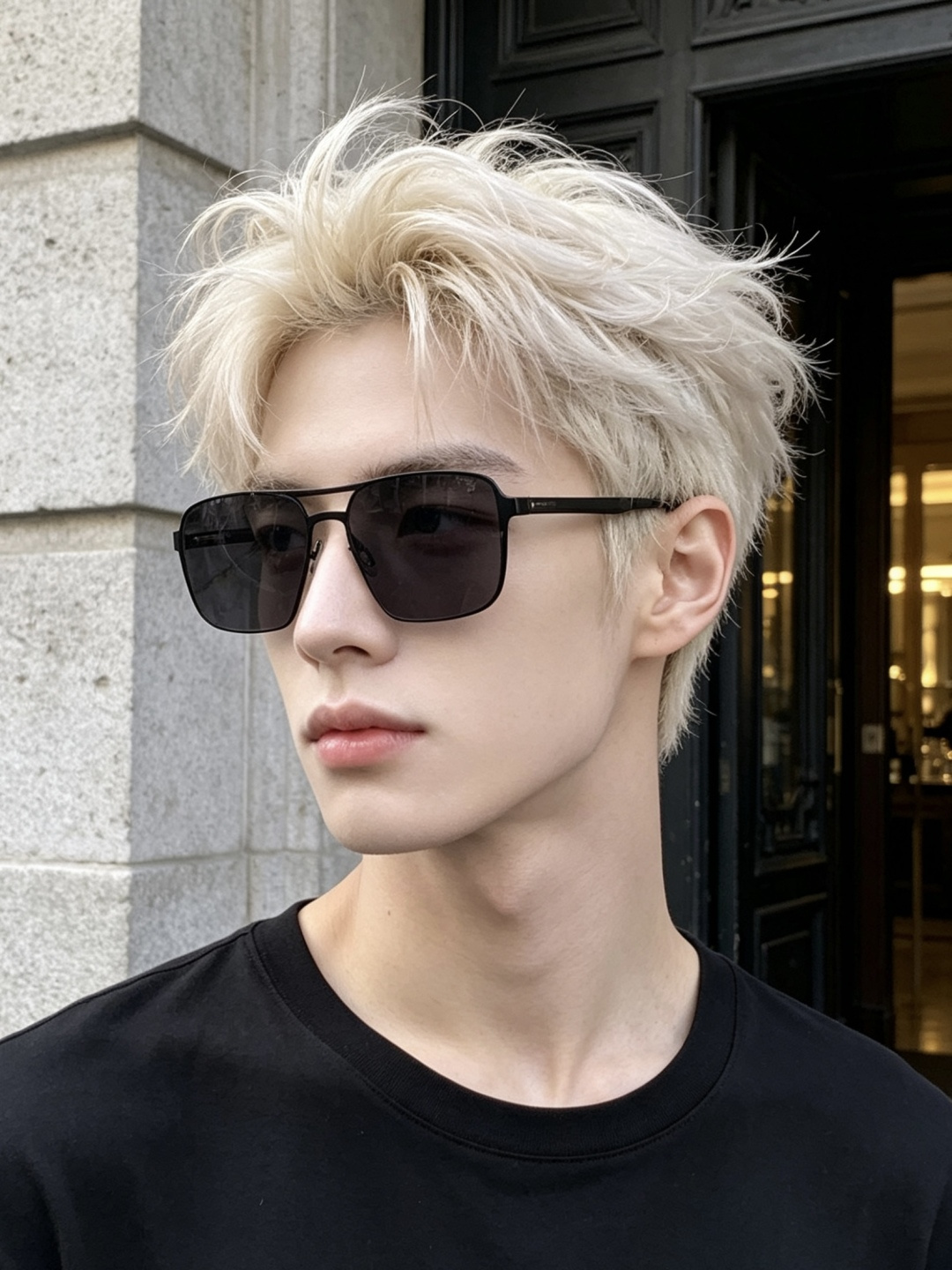 GUCCI 男款炫彩飞行员偏光太阳镜 ❤️材质：高清尼龙加厚卡槽高清偏光镜片 🌹无边框镜架💕颜👍型号：G