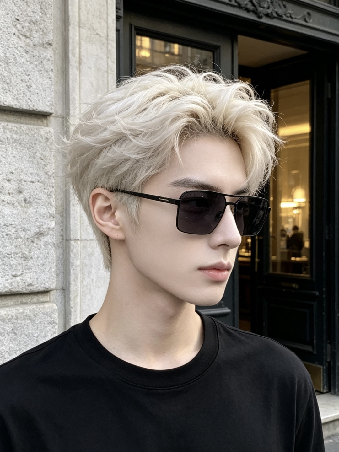 GUCCI 男款炫彩飞行员偏光太阳镜 ❤️材质：高清尼龙加厚卡槽高清偏光镜片 🌹无边框镜架💕颜👍型号：G