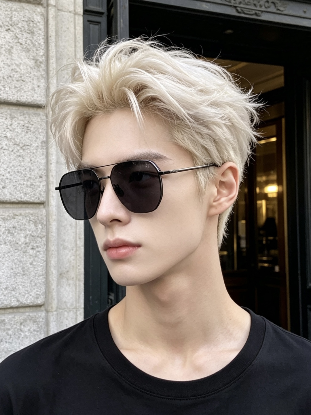 GUCCI 男款炫彩飞行员偏光太阳镜 ❤️材质：高清尼龙加厚卡槽高清偏光镜片 🌹无边框镜架💕颜👍型号：G