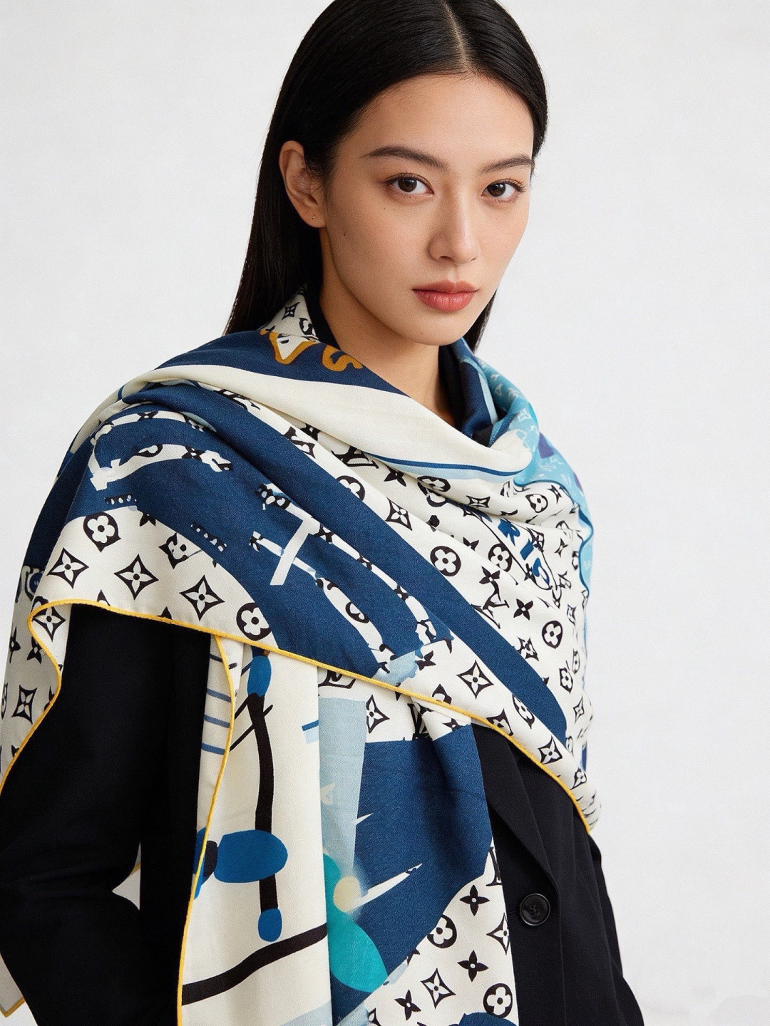 JARDIN DES PLANTES 140双面丝绒～【LV秋冬新品】Jardin Des Plante