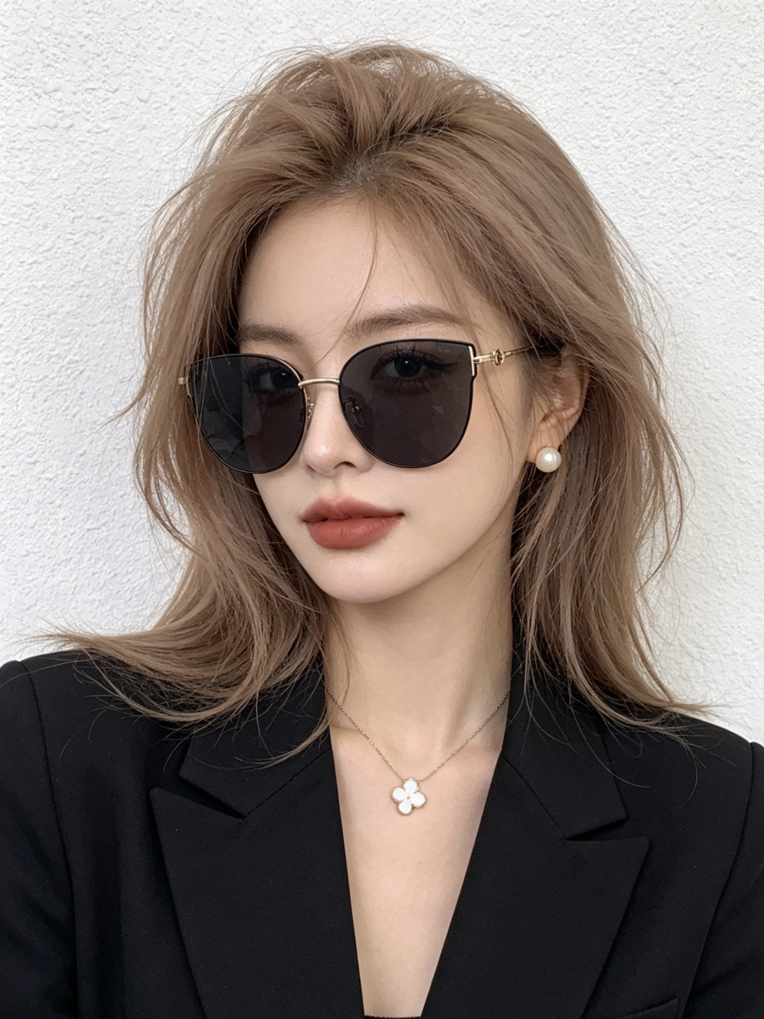🔺 【巴宝莉】开春新款 潮流爆款 时尚圆框偏光太阳镜 高品质 佩戴舒适 网红潮款墨镜 型号：B6821