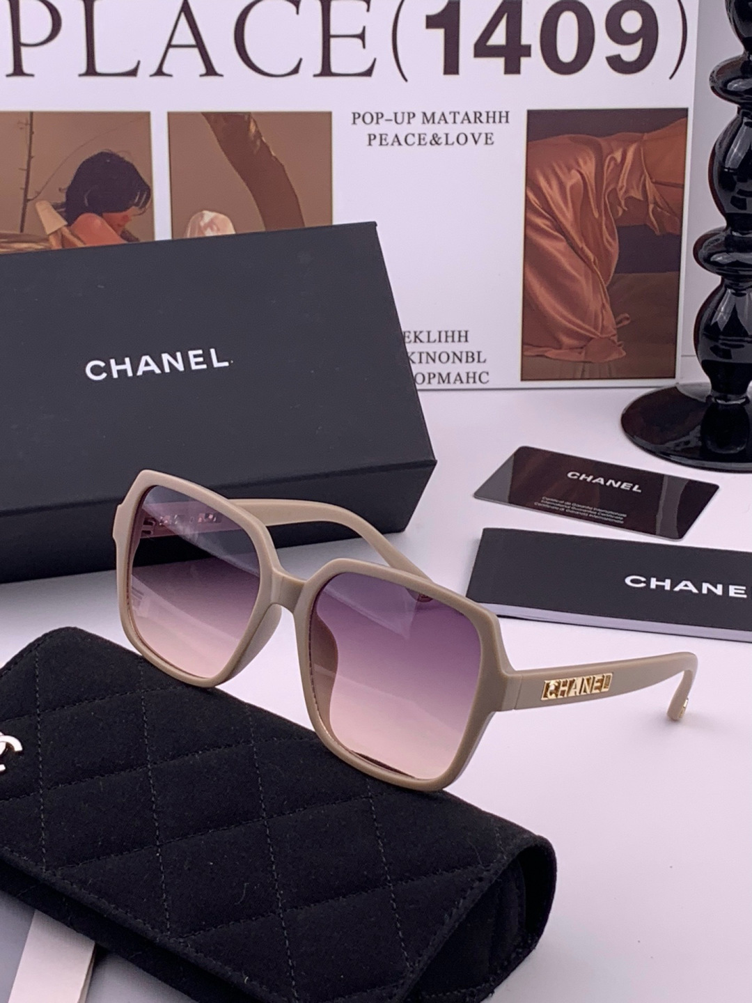 新品CHANEL 香奈儿太阳镜以独特魅力和前卫风格诠释春夏最新眼镜，质感超好佩带舒适 型号：CH2700