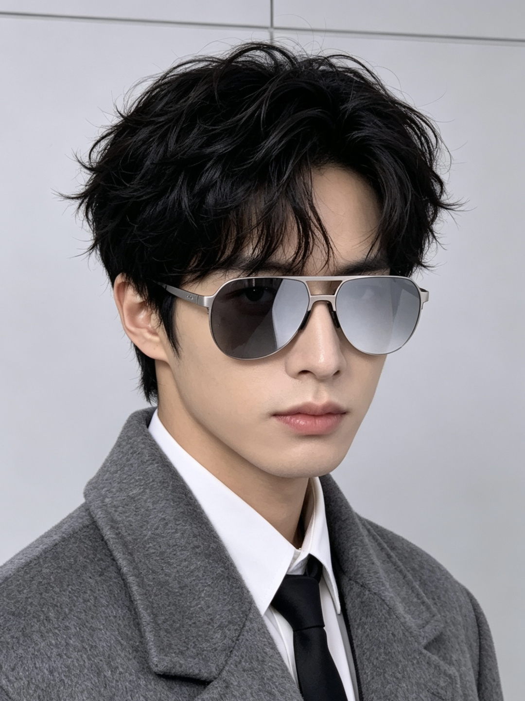 GUCCI 男款炫彩飞行员偏光太阳镜 ❤️材质：高清尼龙加厚卡槽高清偏光镜片 🌹无边框镜架💕颜👍型号：G