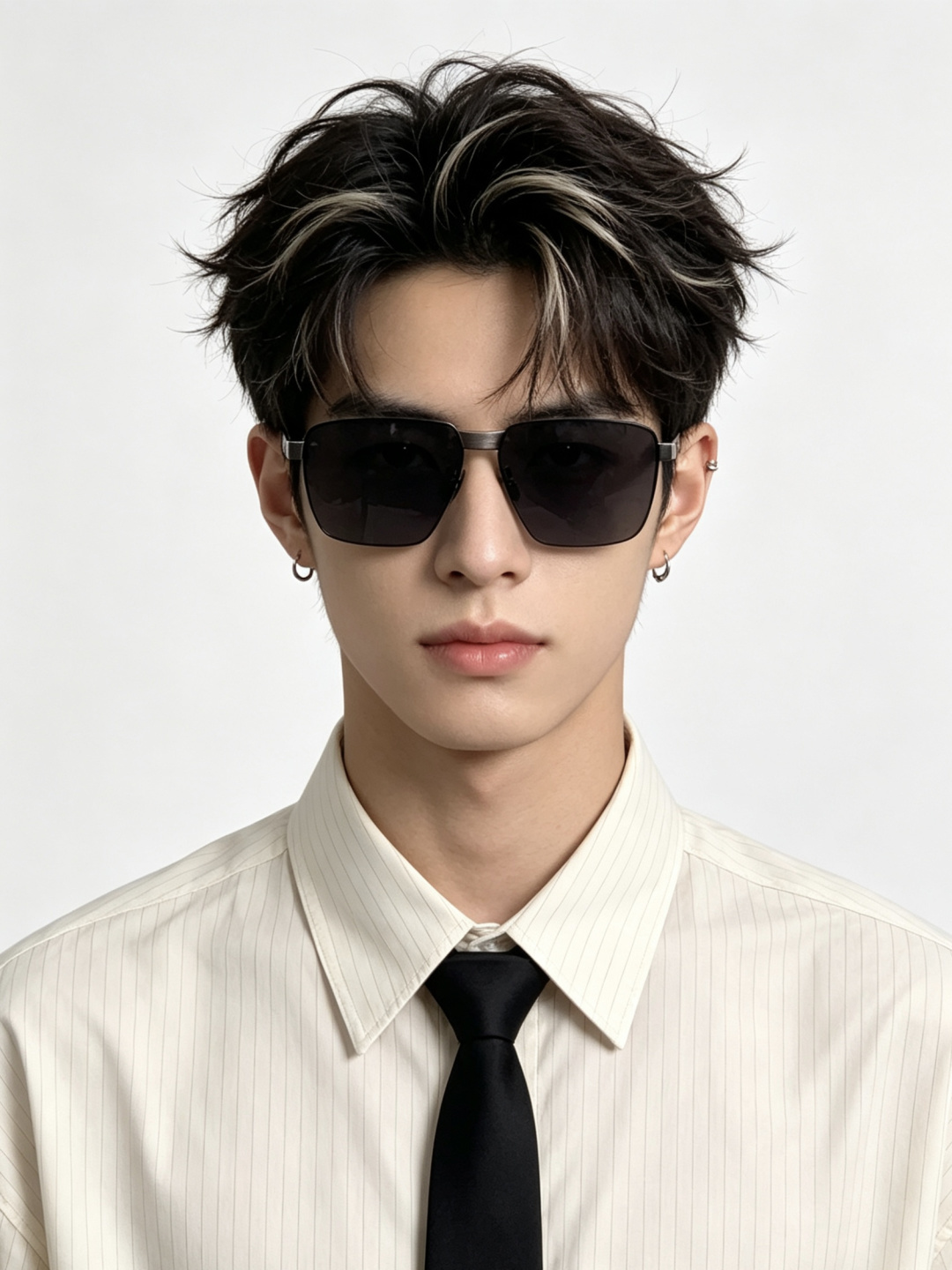 GUCCI 男款炫彩飞行员偏光太阳镜 ❤️材质：高清尼龙加厚卡槽高清偏光镜片 🌹无边框镜架💕颜👍型号：G