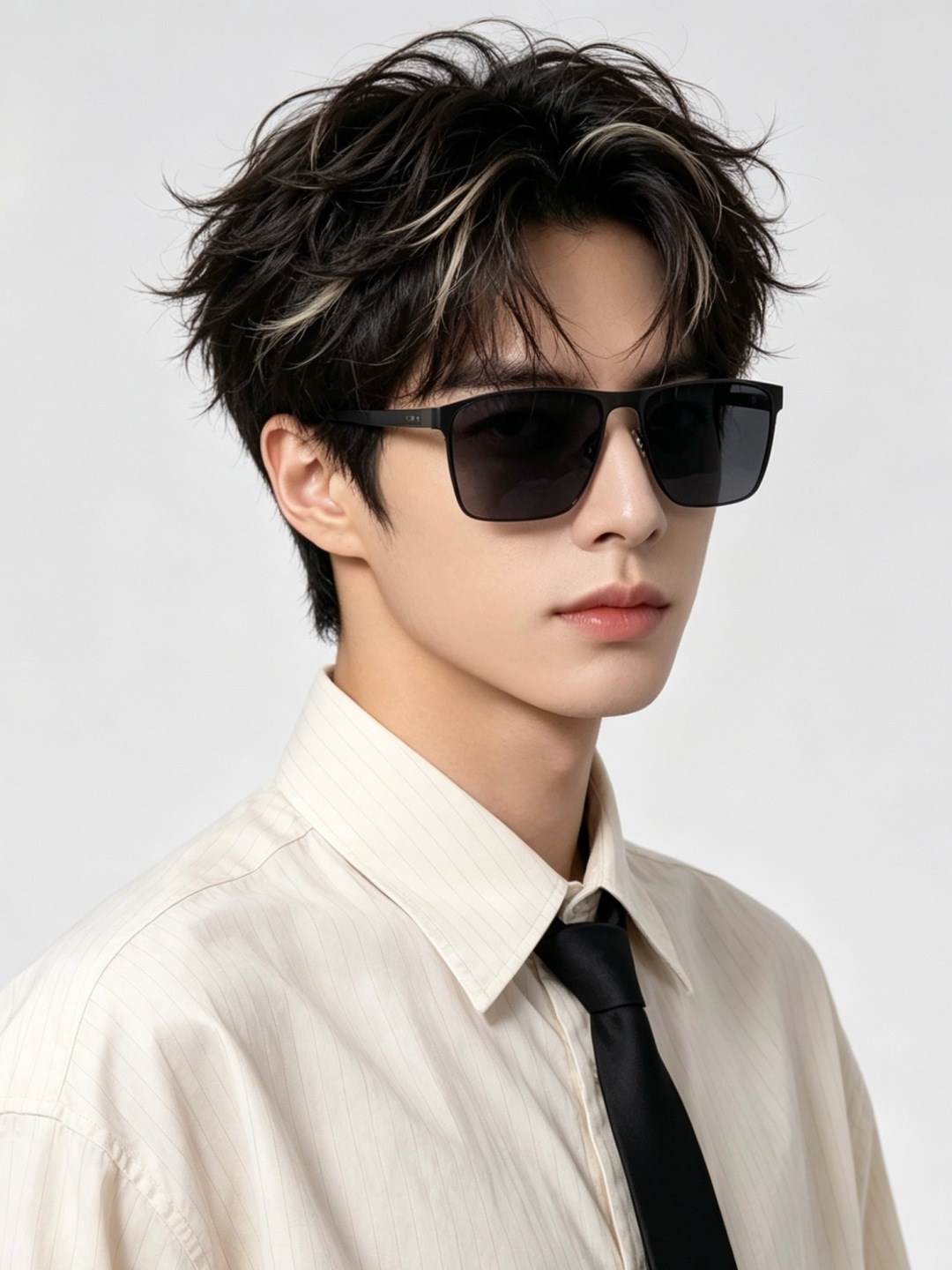 GUCCI 男款炫彩飞行员偏光太阳镜 ❤️材质：高清尼龙加厚卡槽高清偏光镜片 🌹无边框镜架💕颜👍型号：G