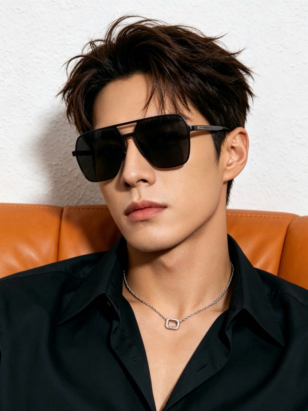 GUCCI 男款炫彩飞行员偏光太阳镜 ❤️材质：高清尼龙加厚卡槽高清偏光镜片 🌹无边框镜架💕颜👍型号：G