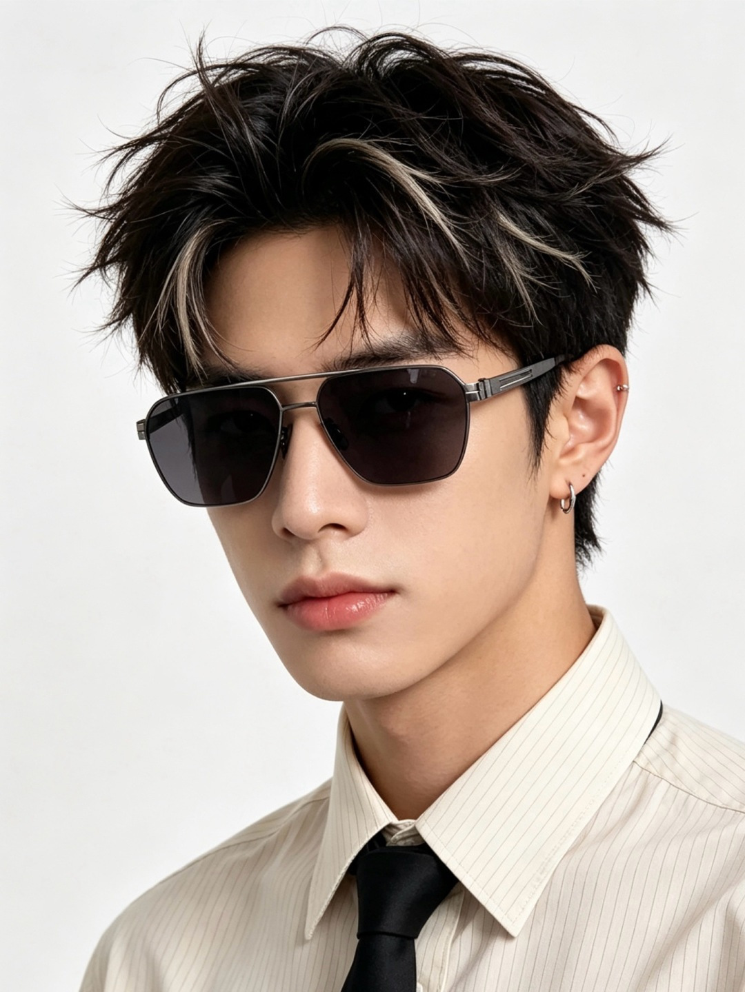 ♦️GUCCI 新款男女情侣款太阳镜多边形墨镜iP电镀永不褪色 超轻超有弹性整幅眼镜无螺丝重要的是压不坏