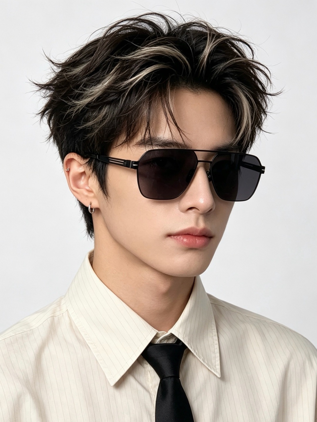 ♦️GUCCI 新款男女情侣款太阳镜多边形墨镜iP电镀永不褪色 超轻超有弹性整幅眼镜无螺丝重要的是压不坏