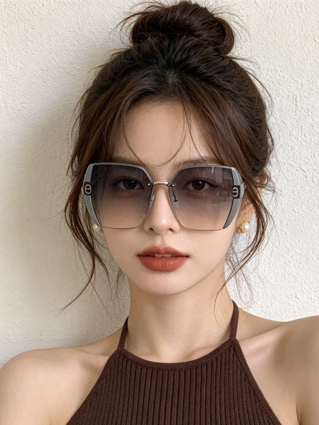 🔺 【DIOR-迪奥】开春新款 潮流爆款 时尚方框太阳镜 高品质 佩戴舒适 网红潮款墨镜 女士高清太阳镜