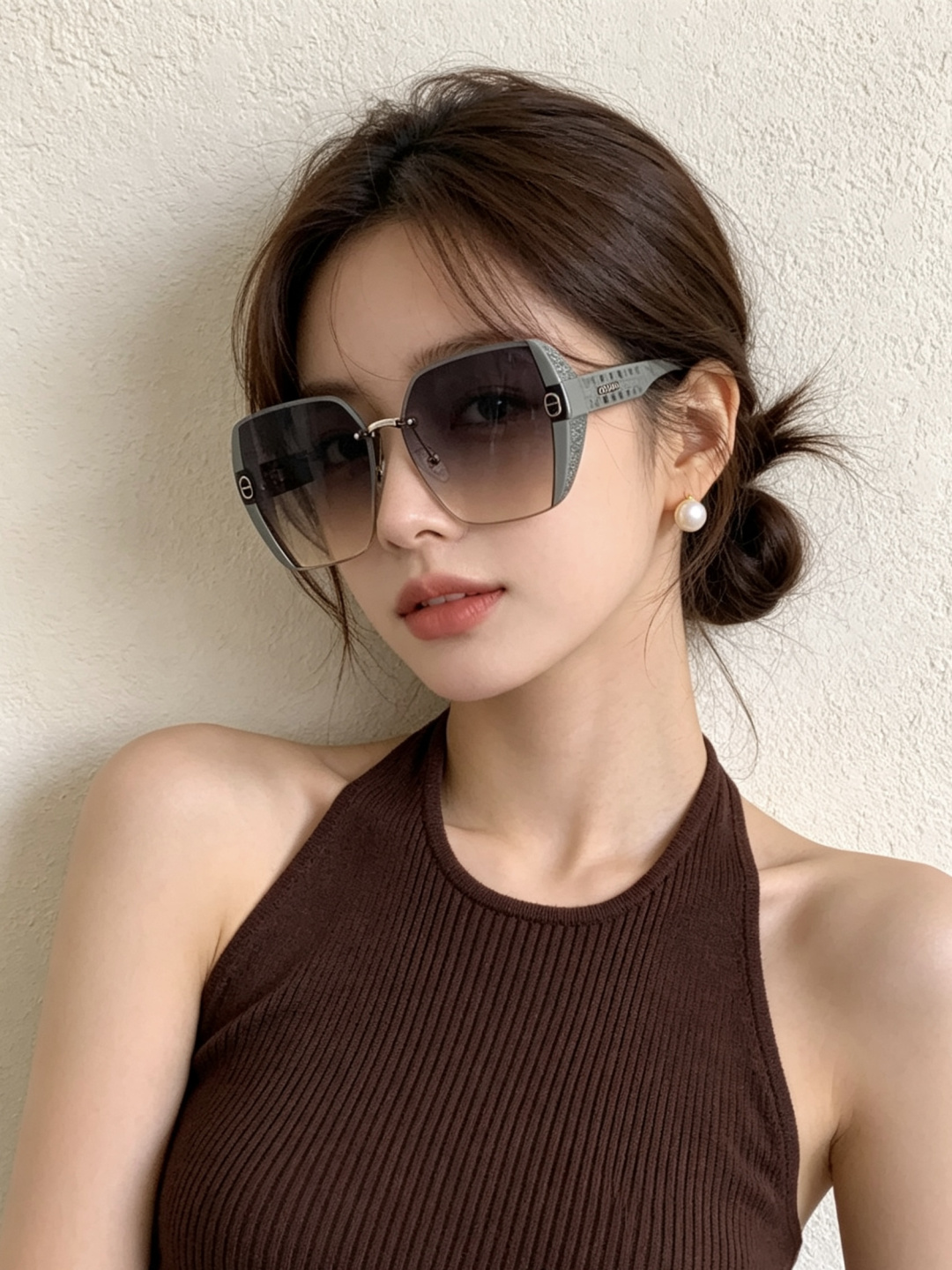 🔺 【DIOR-迪奥】开春新款 潮流爆款 时尚方框太阳镜 高品质 佩戴舒适 网红潮款墨镜 女士高清太阳镜