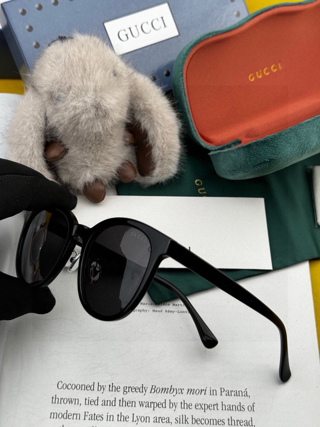 🔺 【GUCCI-偏光太阳镜】开春新款 潮流爆款 时尚圆框偏光太阳镜 高品质 佩戴舒适 网红潮款墨镜 女