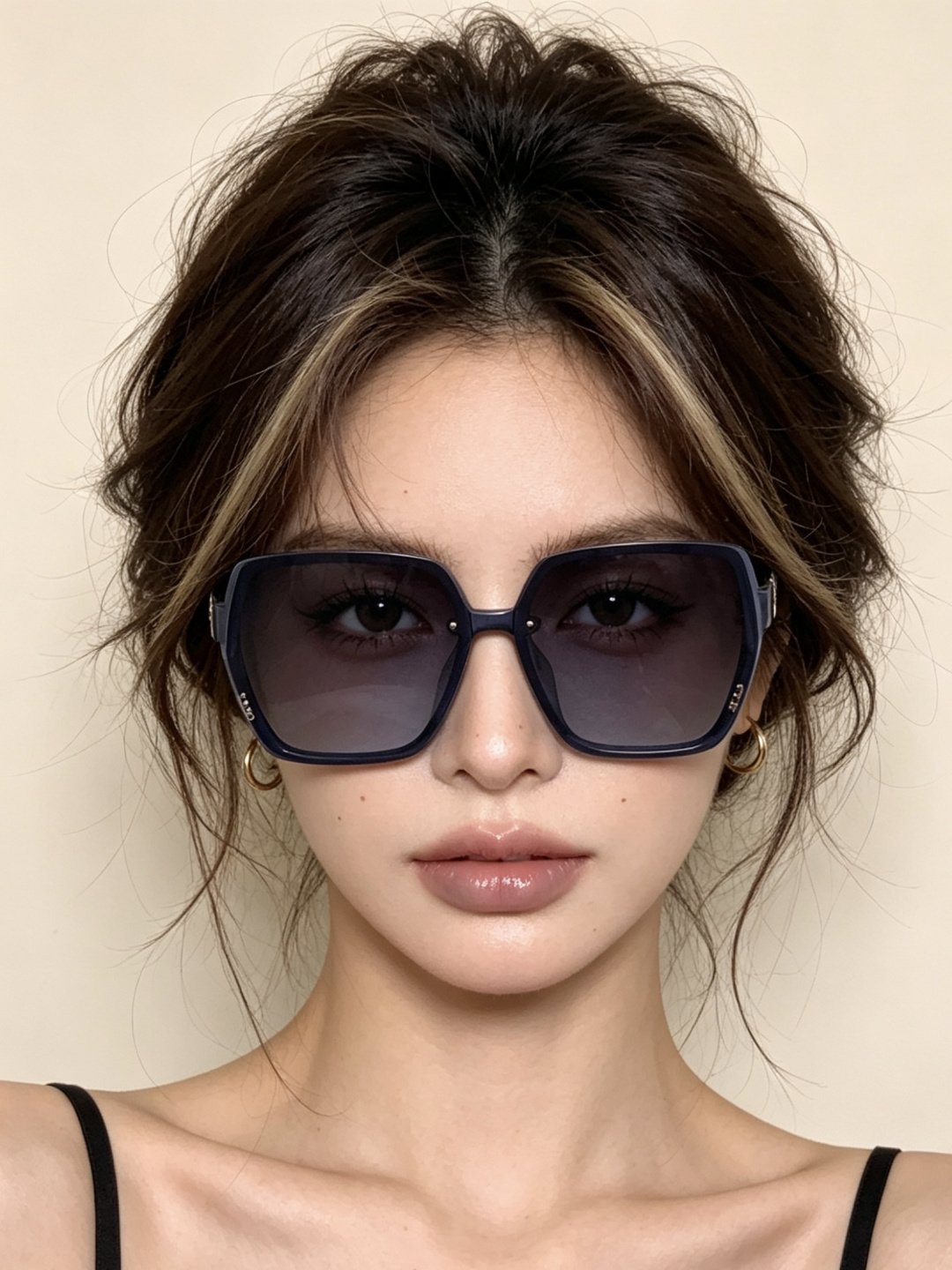 🔺 【DIOR-迪奥】开春新款 潮流爆款 时尚方框偏光太阳镜 高品质 佩戴舒适 网红潮款墨镜 型号：D6