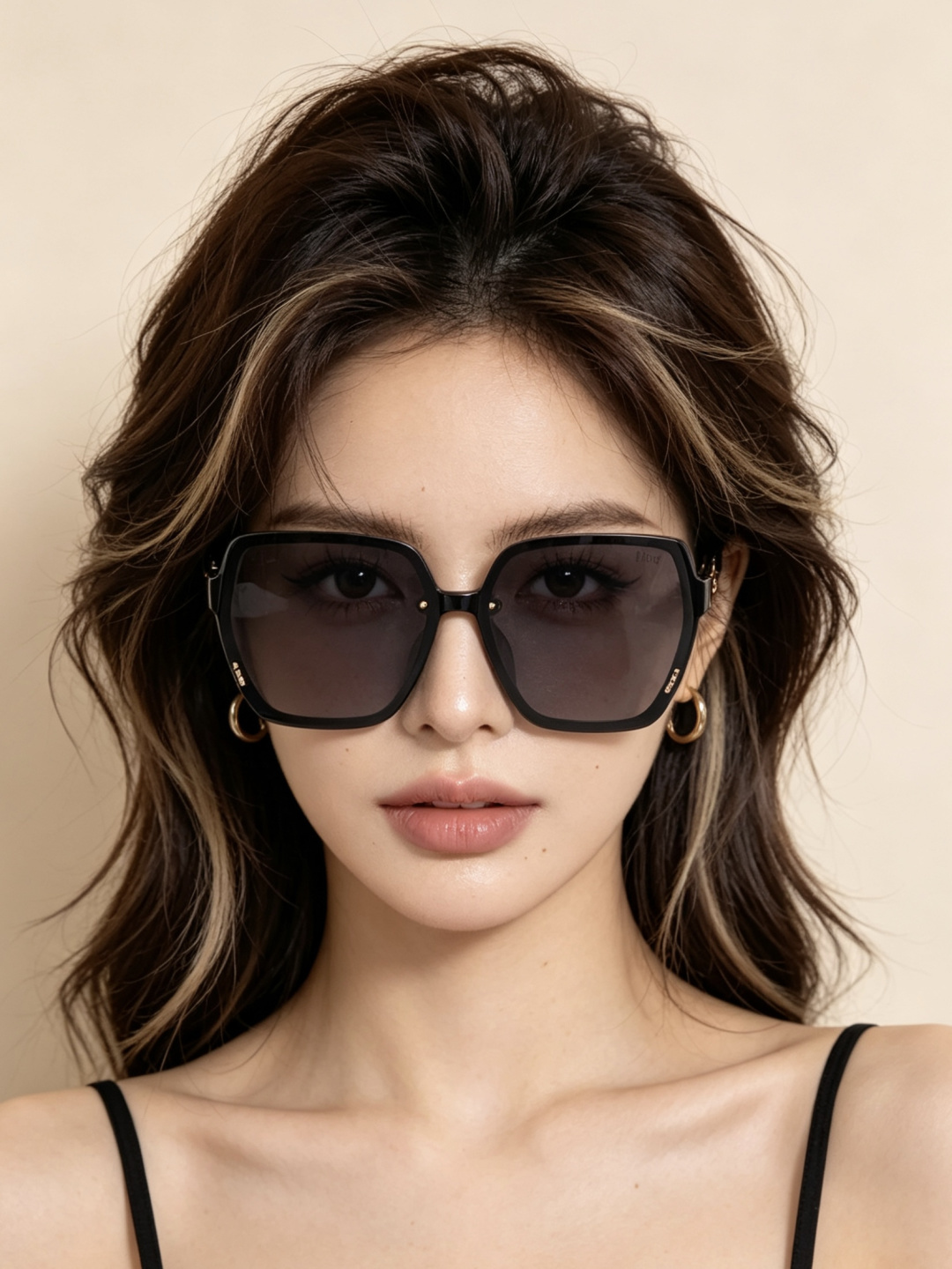🔺 【DIOR-迪奥】开春新款 潮流爆款 时尚方框偏光太阳镜 高品质 佩戴舒适 网红潮款墨镜 型号：D6