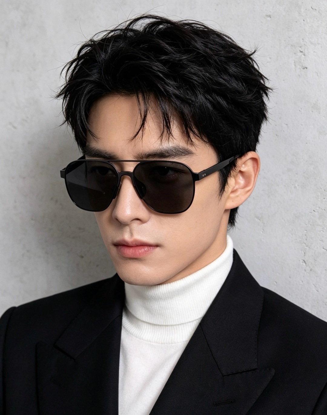 GUCCI 男款炫彩飞行员偏光太阳镜 ❤️材质：高清尼龙加厚卡槽高清偏光镜片 🌹无边框镜架💕颜👍型号：G