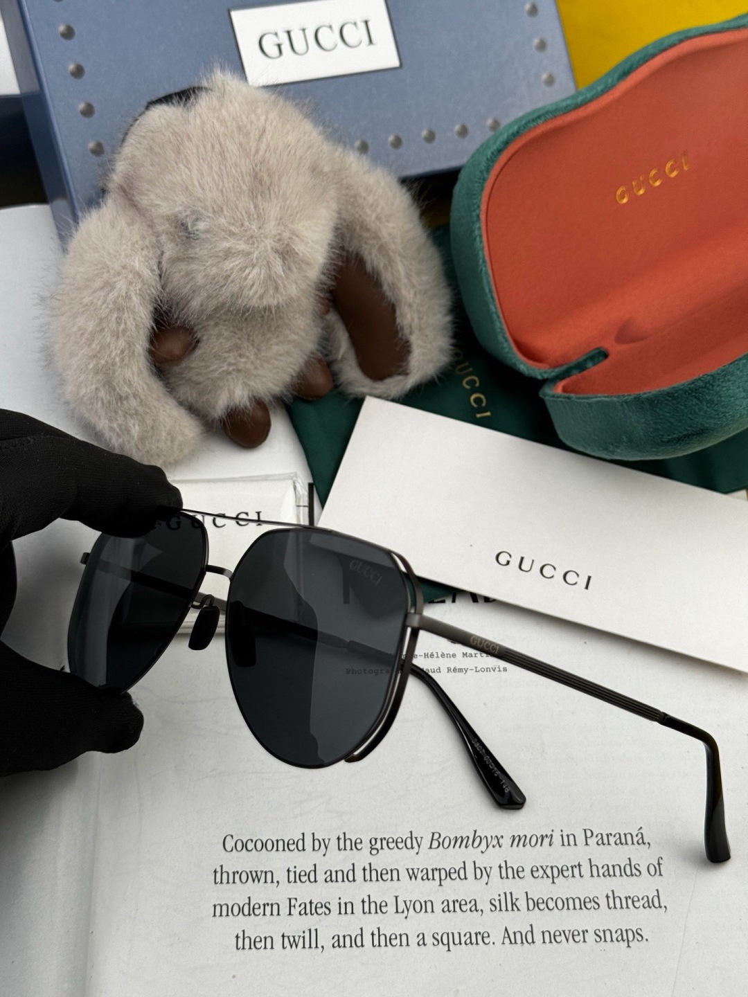 ♦️ GUCCI 新款男女情侣款太阳镜多边形墨镜iP电镀永不褪色 超轻超有弹性整幅眼镜无螺丝重要的是压不