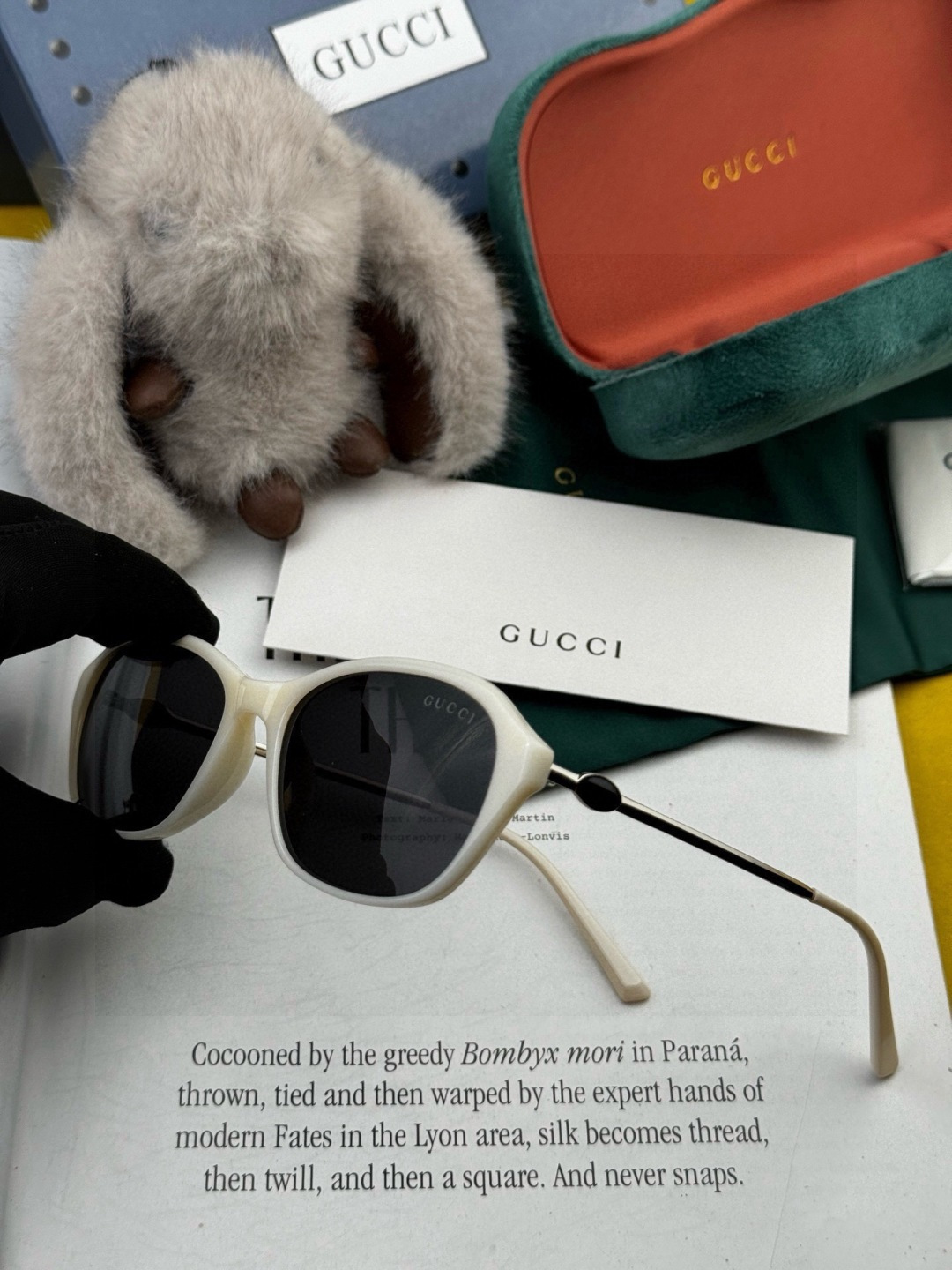 🔺 【GUCCI】开春新款 潮流爆款 时尚方框偏光太阳镜 高品质 佩戴舒适 网红潮款墨镜 型号：G590