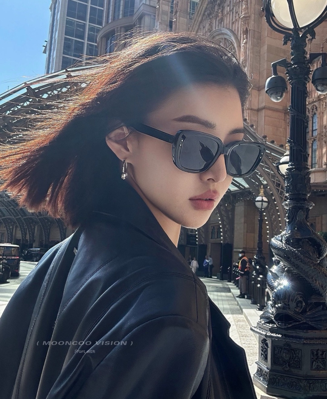 🔺 【GUCCI】开春新款 潮流爆款 时尚方框偏光太阳镜 高品质 佩戴舒适 网红潮款墨镜 型号：G590