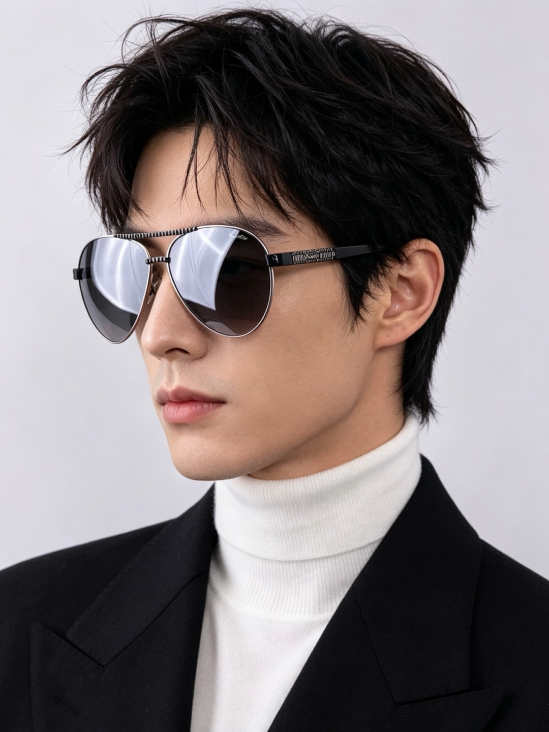 【Cartier  卡地亚】 👑男女款偏光墨镜  双色烤漆工艺  进口宝丽来偏光镜片   顶级做工彰显非