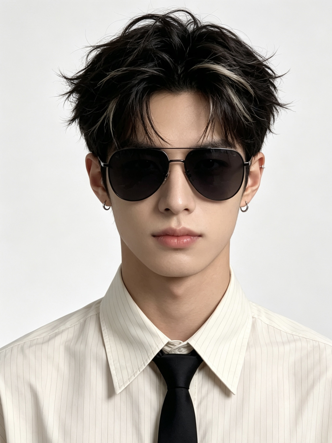 GUCCI 男款炫彩飞行员偏光太阳镜 ❤️材质：高清尼龙加厚卡槽高清偏光镜片 🌹无边框镜架💕颜👍型号：G