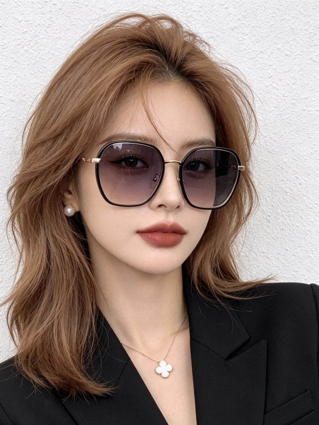 🔺 【GUCCI-偏光太阳镜】开春新款 潮流爆款 时尚方框偏光太阳镜 高品质 佩戴舒适 网红潮款墨镜 女