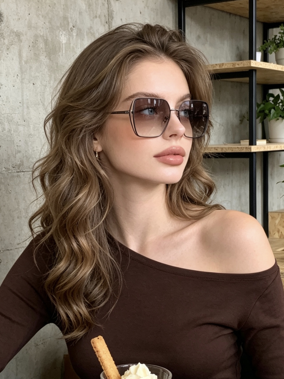 🔺 【GUCCI】开春新款 潮流爆款 时尚方框偏光太阳镜 高品质 佩戴舒适 网红潮款墨镜 女士高清偏光太