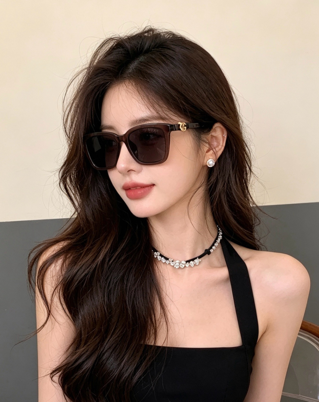 🔺 【GUCCI-偏光太阳镜】开春新款 潮流爆款 时尚方框偏光太阳镜 高品质 佩戴舒适 网红潮款墨镜 女