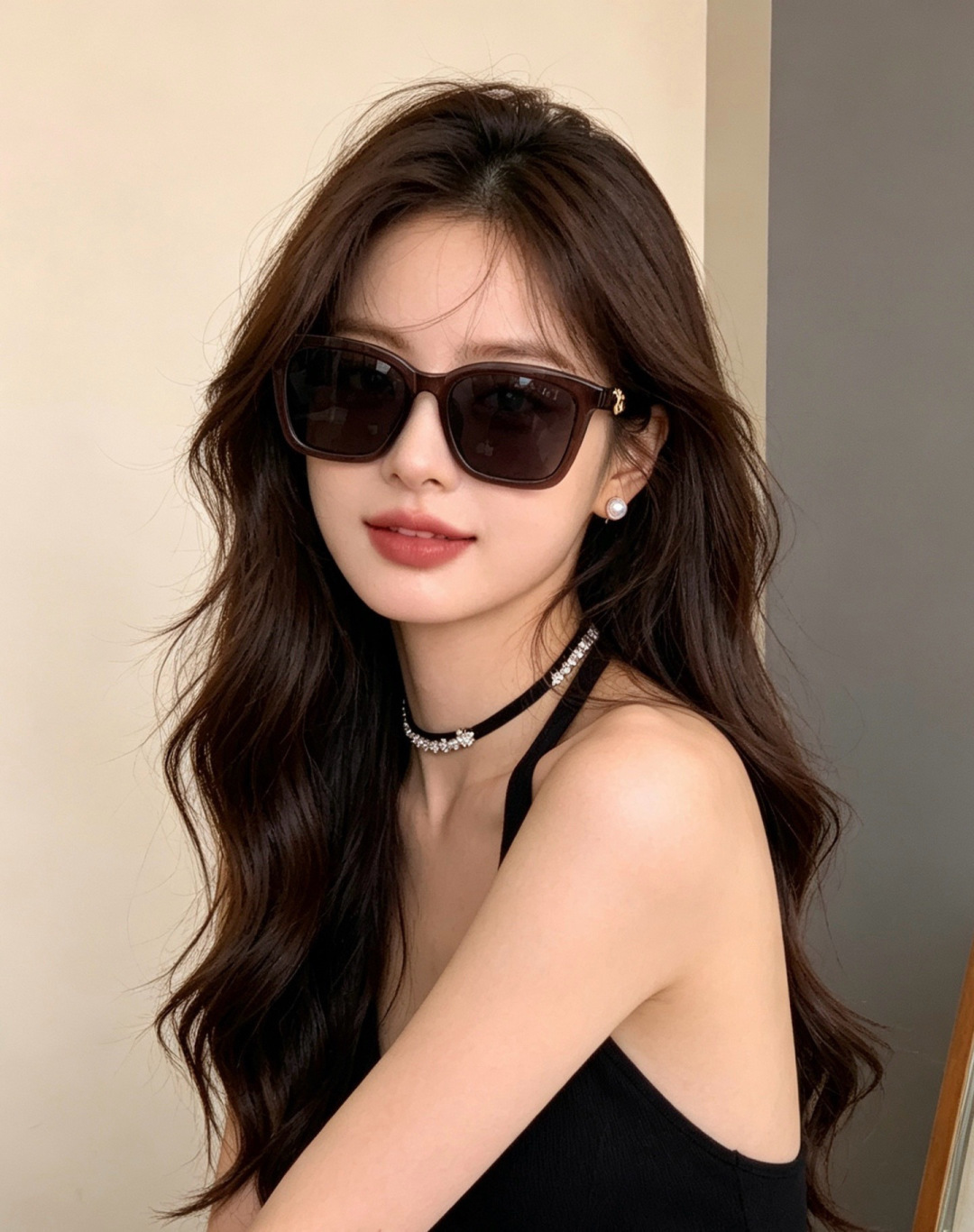 🔺 【GUCCI-偏光太阳镜】开春新款 潮流爆款 时尚方框偏光太阳镜 高品质 佩戴舒适 网红潮款墨镜 女