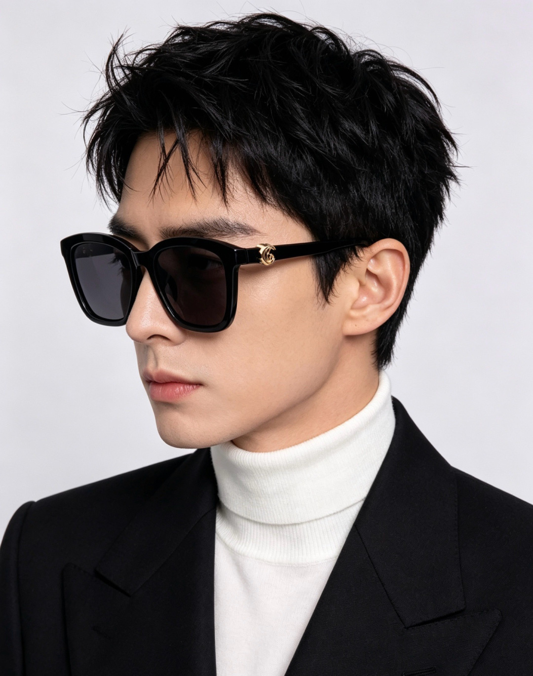 🔺 【GUCCI-偏光太阳镜】开春新款 潮流爆款 时尚方框偏光太阳镜 高品质 佩戴舒适 网红潮款墨镜 女