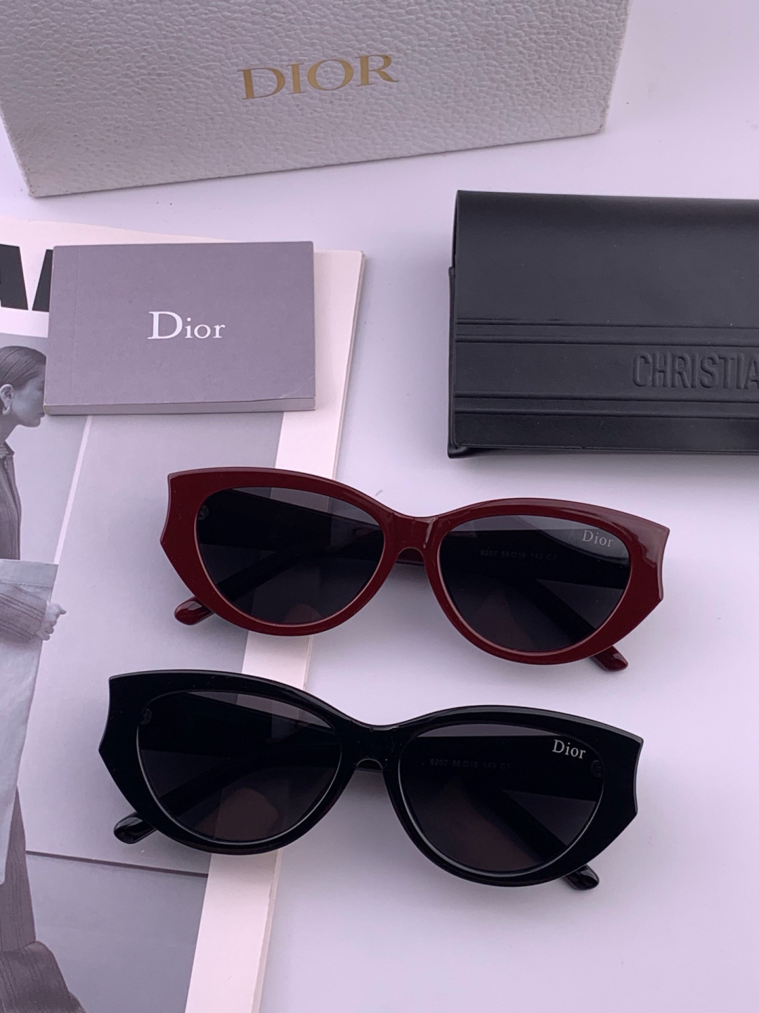 【DIOR】新款潮流爆款 时尚太阳镜 佩戴舒适 网红潮款墨镜  女士高清加厚偏光太阳镜🕶️ 🎉高品质TR
