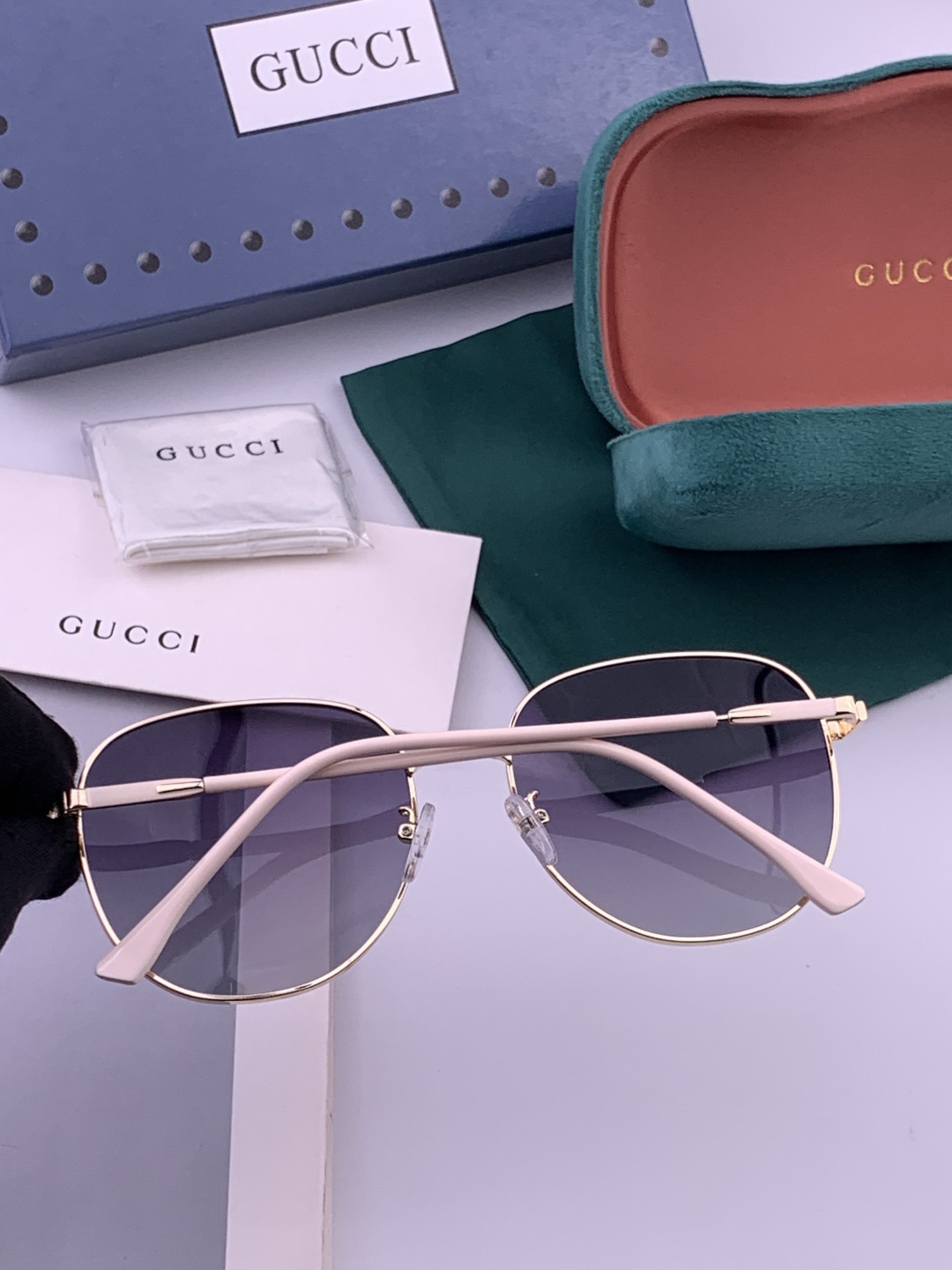 🔺 GUCCI🔻官方新款 众多明星同款[色]‼️‼️新款大框偏光墨镜 🌈🌈宝丽来超清加厚太阳镜🔝🔝型号：
