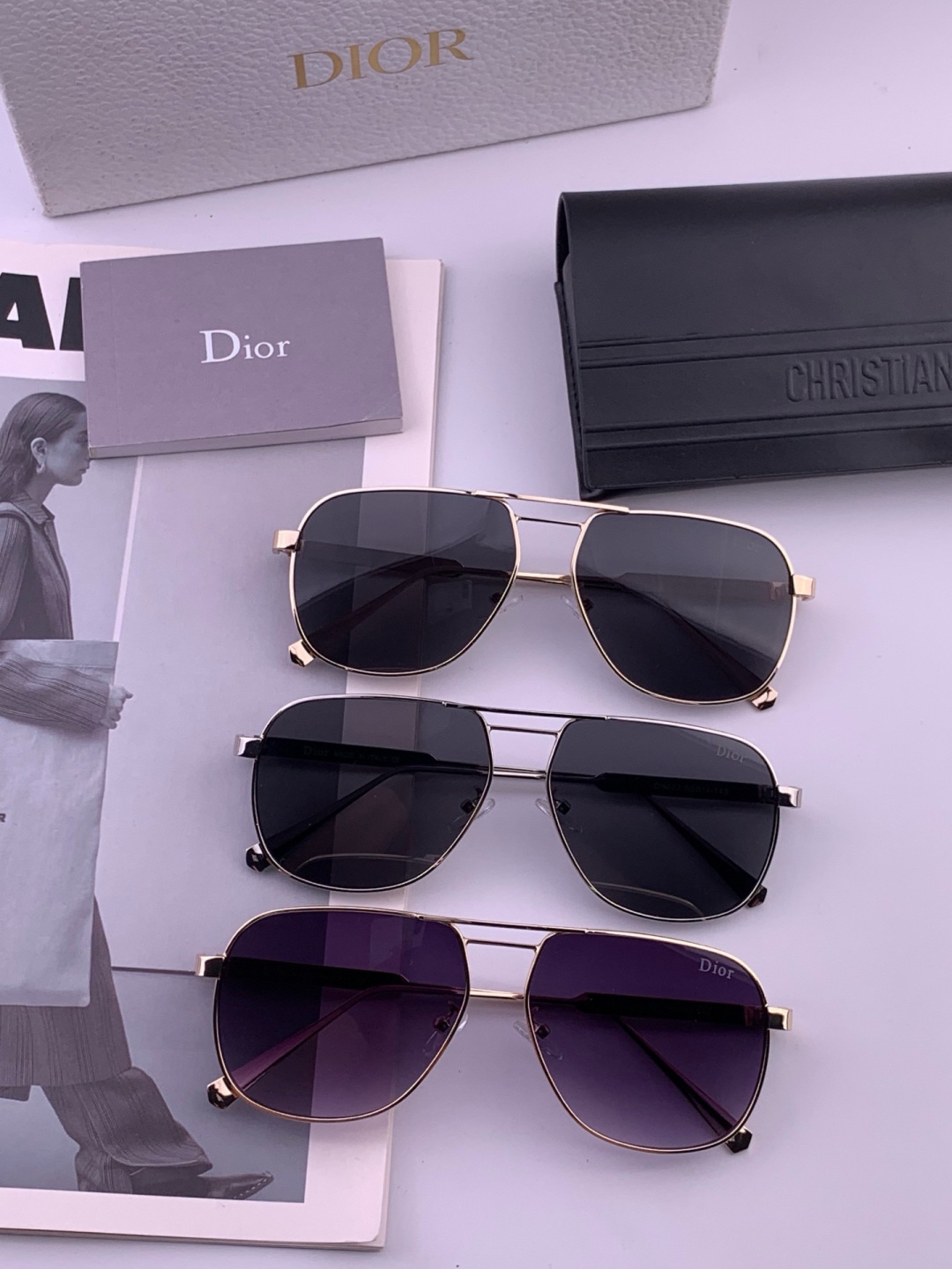 DIOR🌋☔️时尚太阳镜顶级奢侈品[强] 高品质[胜利][亲亲]🍦🍨 [得意] 气质非凡😄 🍫🍪女士开车
