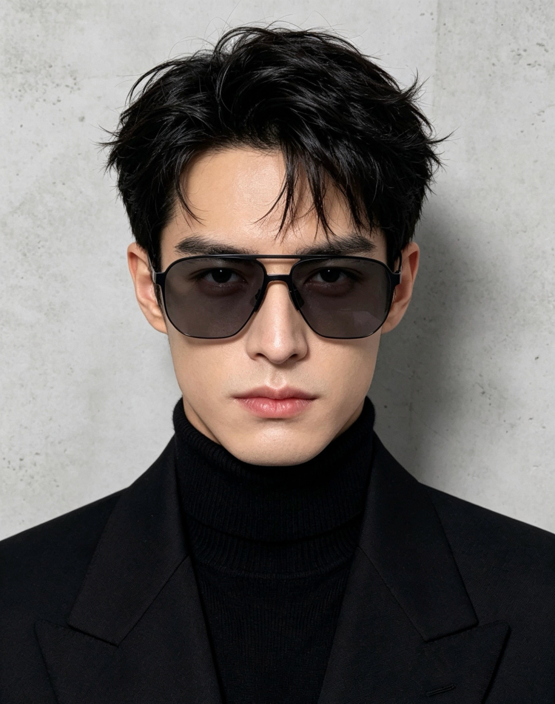 GUCCI 男款炫彩飞行员偏光太阳镜 ❤️材质：高清尼龙加厚卡槽高清偏光镜片 🌹无边框镜架💕颜👍型号：G