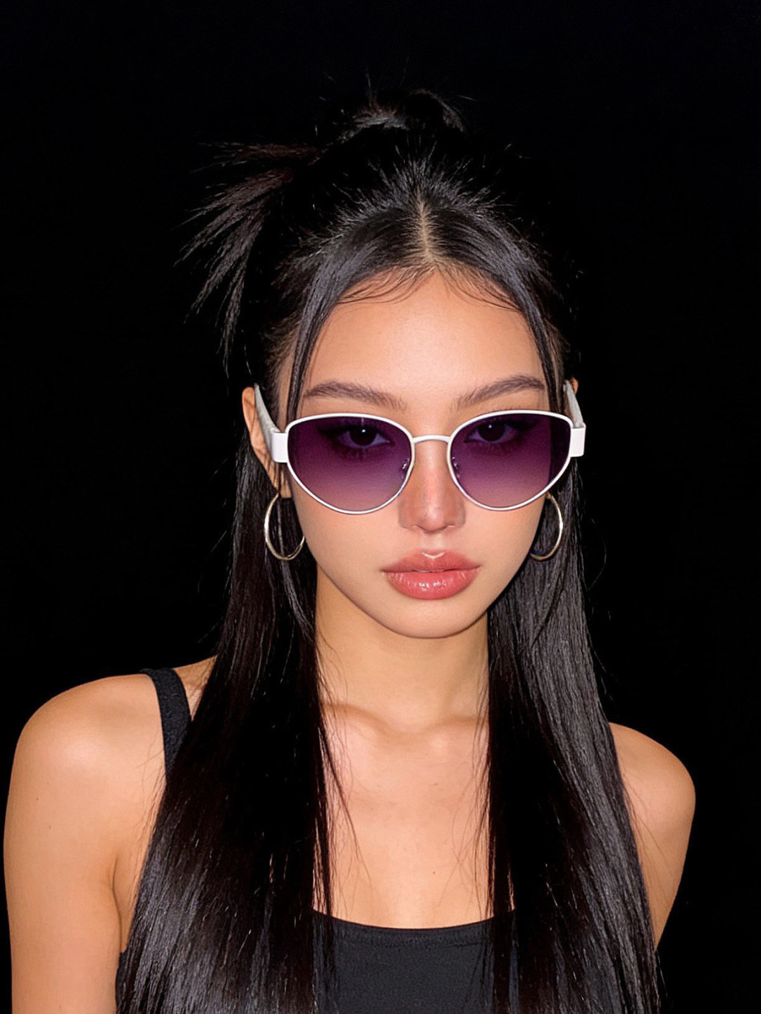 【CHANEL】香奈儿 新款潮流爆款 时尚小框太阳镜 佩戴舒适 网红潮款墨镜  女士高清加厚偏光太阳镜🕶