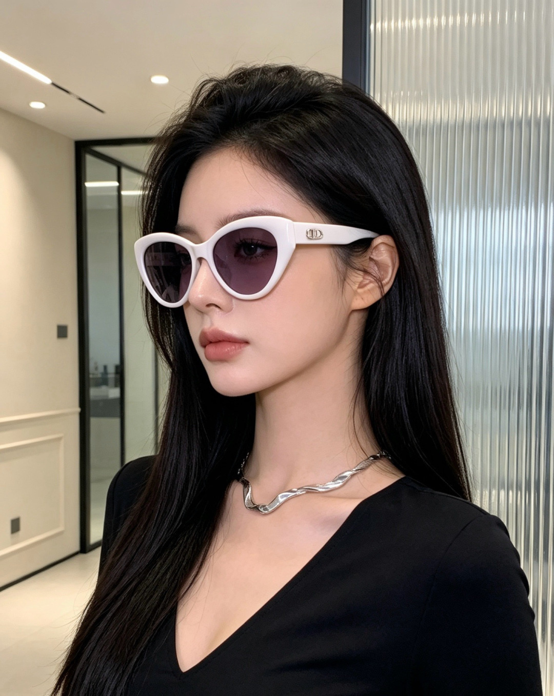 🔺 【DIOR-迪奥】开春新款 潮流爆款 时尚方框偏光太阳镜 高品质 佩戴舒适 网红潮款墨镜 型号：D4