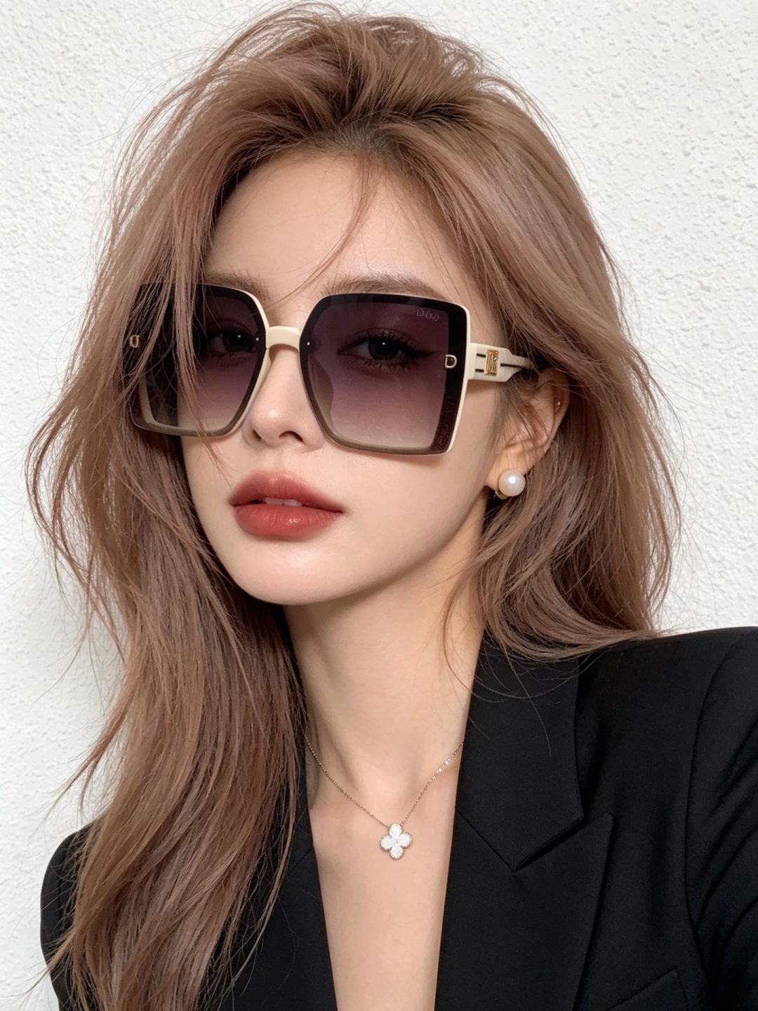 🔺 【DIOR-迪奥】开春新款 潮流爆款 时尚方框偏光太阳镜 高品质 佩戴舒适 网红潮款墨镜 型号：D5