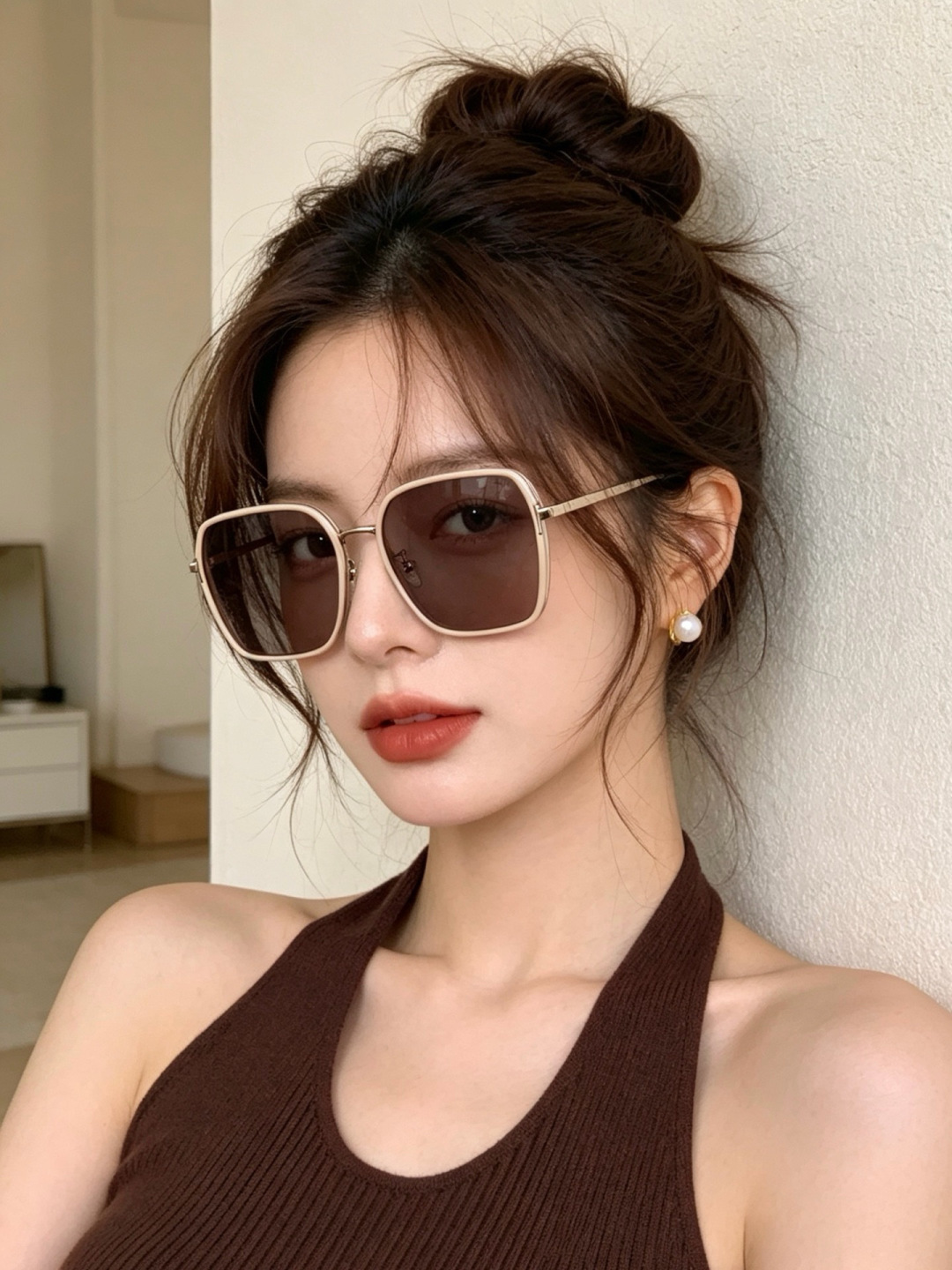 NO:897158,GUCCI's new spring style, the latest square-frame sunglasses, all Internet celebrities have brought aura full score, playful and sweet. The effect is better on the face. The metal texture is super good. Model G630 glasses, sunglasses, sunglasses, glasses, gucci19860909GUCCI 开春新款 最新款方框太阳镜 各路网红纷纷带起气场满分 俏皮甜美.上脸效果更佳.金属质感超好 型号G630眼镜墨镜太阳镜,眼镜,gucci,glasses