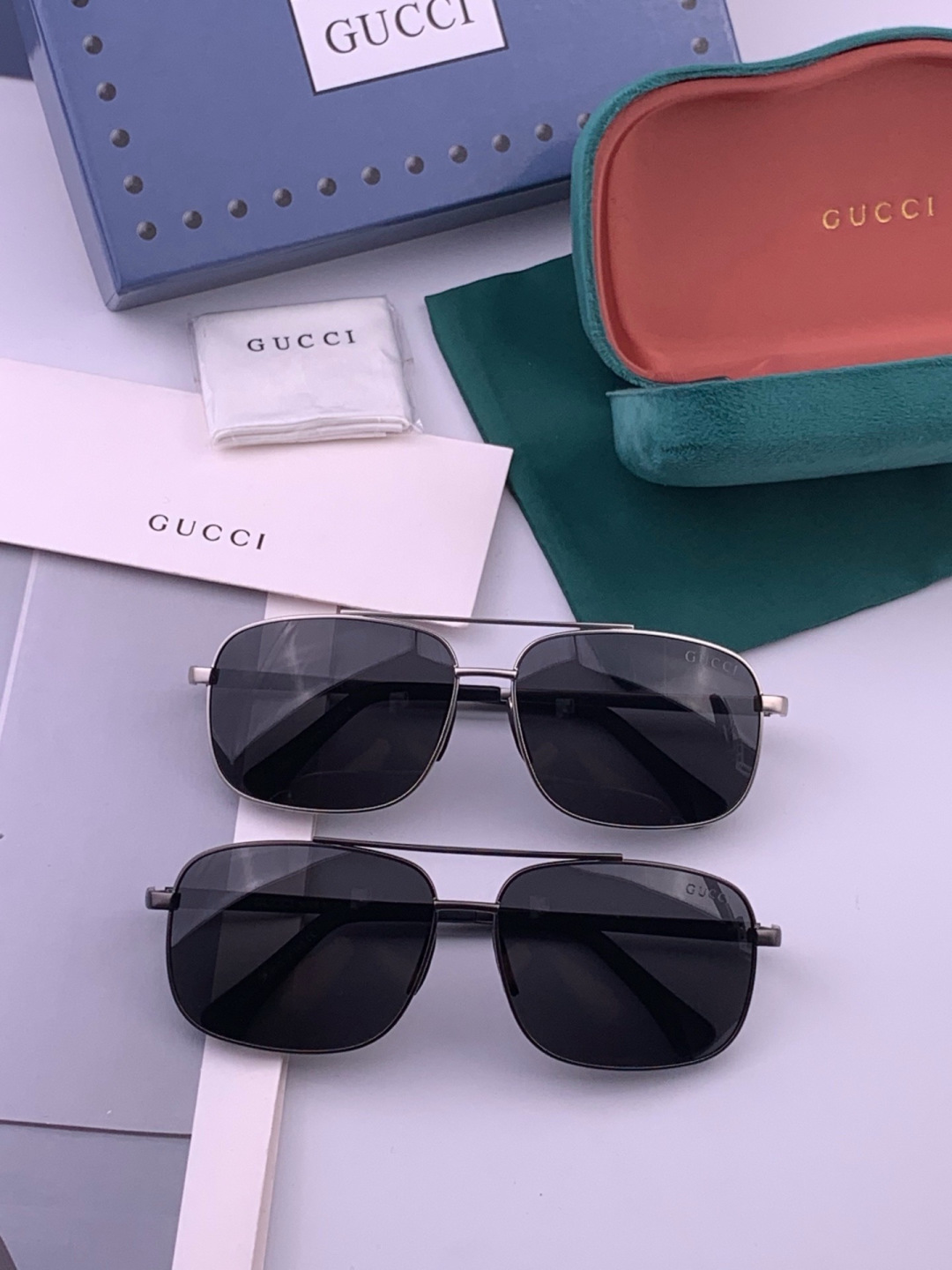 Gucci 🔥  高品质男女款墨镜   👍 进口宝丽来偏光镜片  🔥蛤蟆镜 开车钓鱼都可 🔥百搭显瘦墨镜