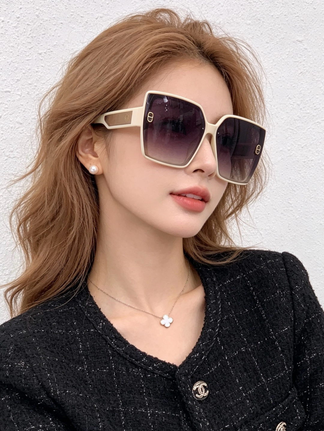 🔺 【DIOR-迪奥】开春新款 潮流爆款 时尚方框偏光太阳镜 高品质 佩戴舒适 网红潮款墨镜 女士高清偏