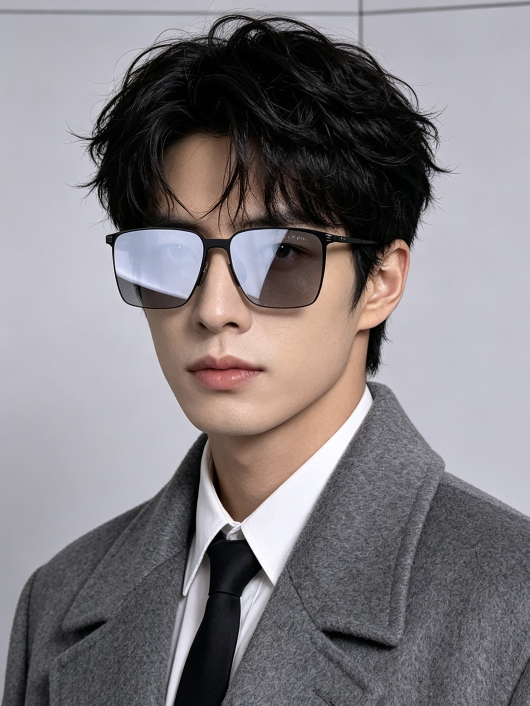 GUCCI 男款炫彩飞行员偏光太阳镜 ❤️材质：高清尼龙加厚卡槽高清偏光镜片 🌹无边框镜架💕颜👍型号：G