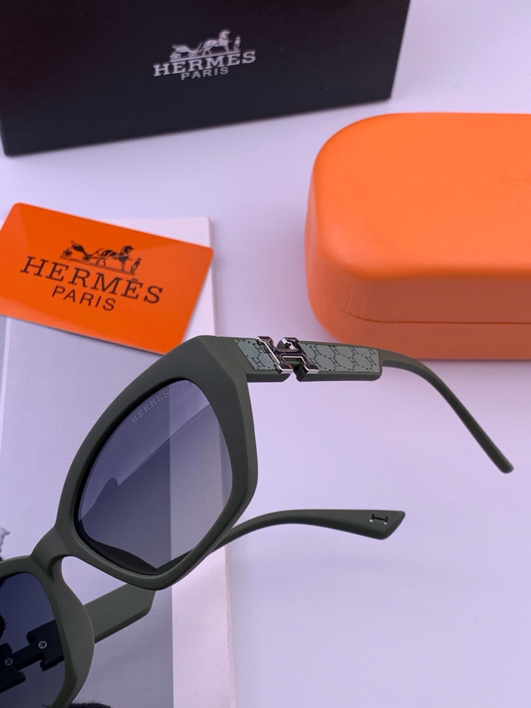 【偏光系列太阳镜】HERMES 爱马仕 🎈原版出货 网红超爆款💙经典奢华全球风[强][酷][亲亲] 时尚方框太阳镜[得意